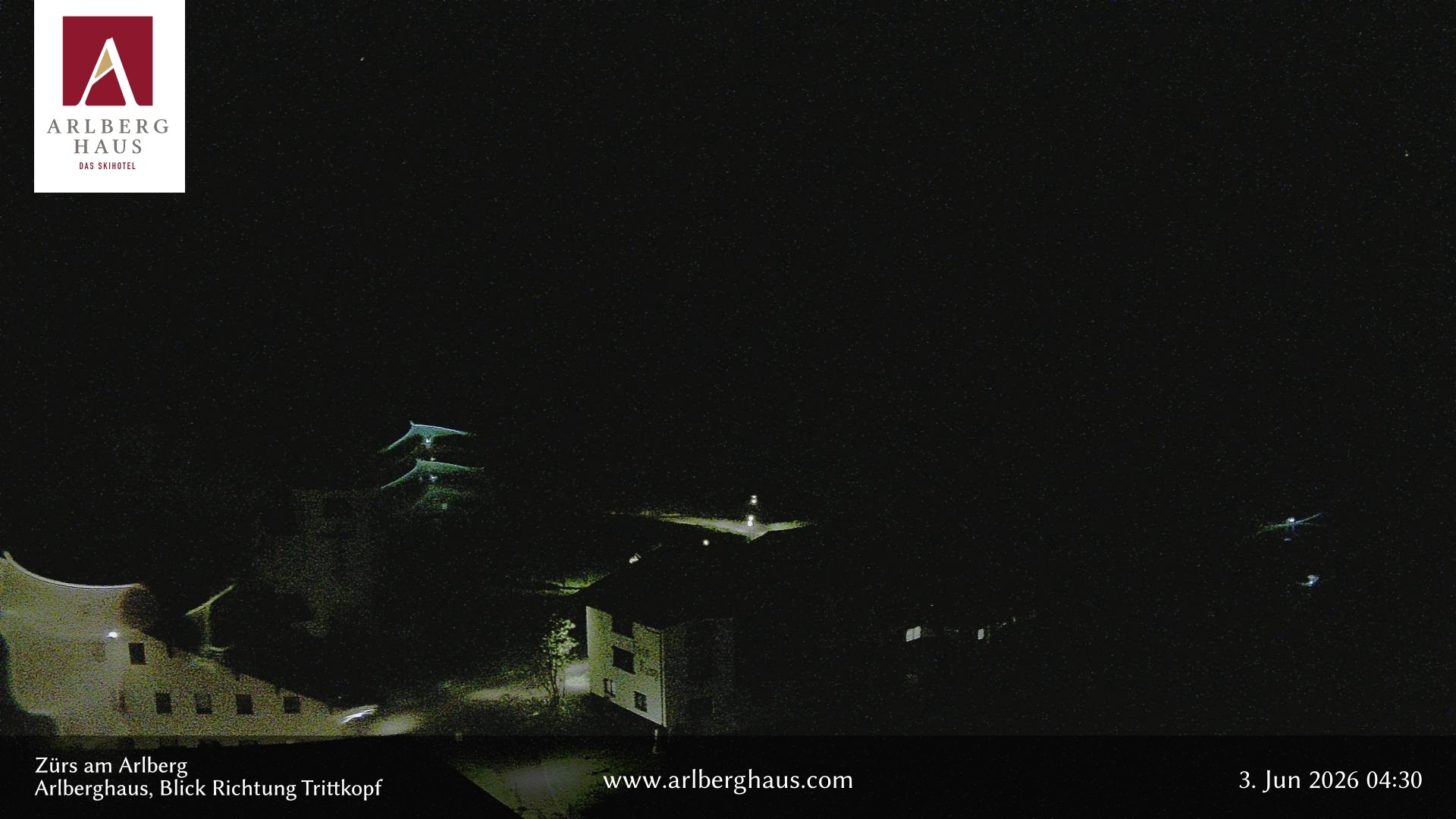 Archiv Foto Webcam Zürs: Hotel Arlberghaus