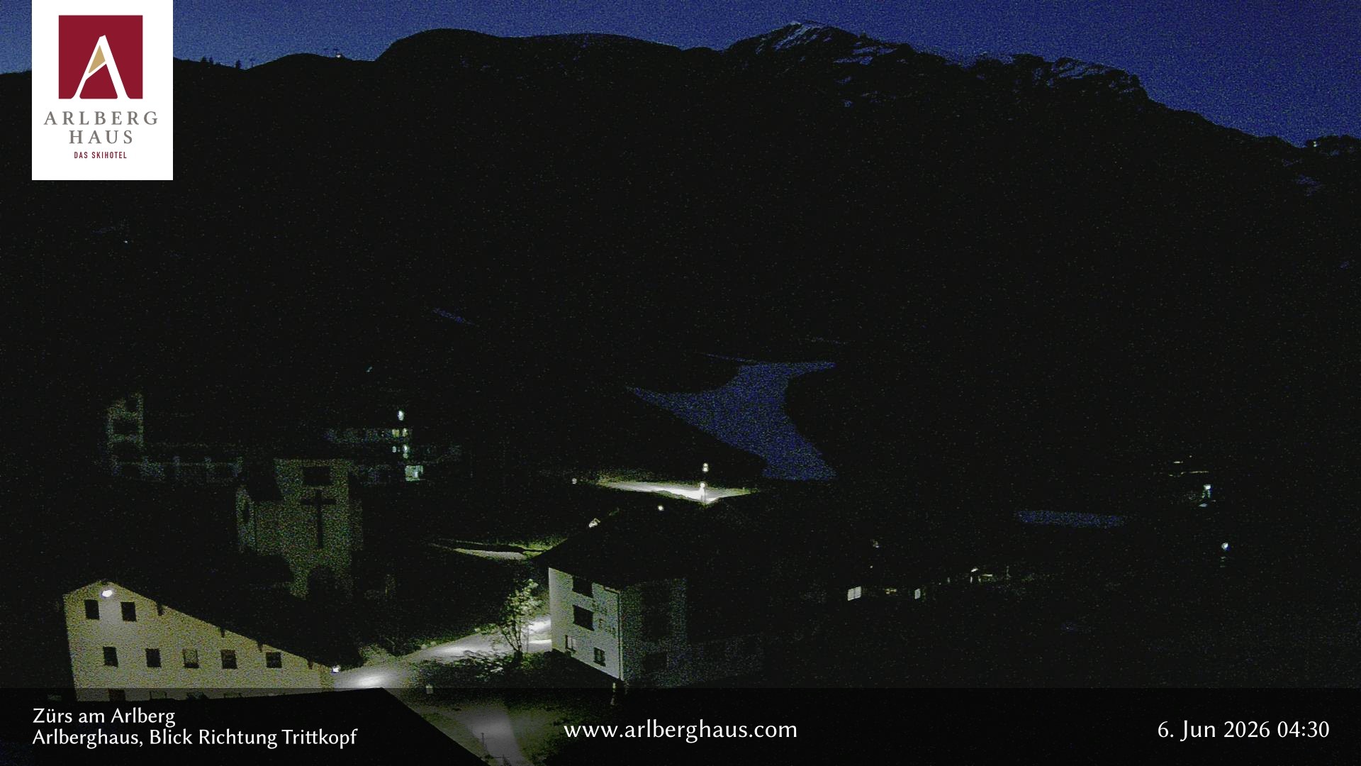 Archiv Foto Webcam Zürs: Hotel Arlberghaus