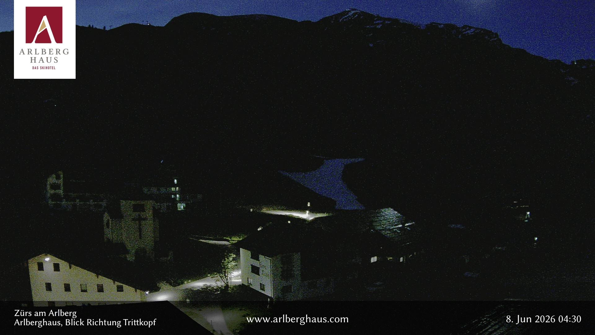 Archiv Foto Webcam Zürs: Hotel Arlberghaus
