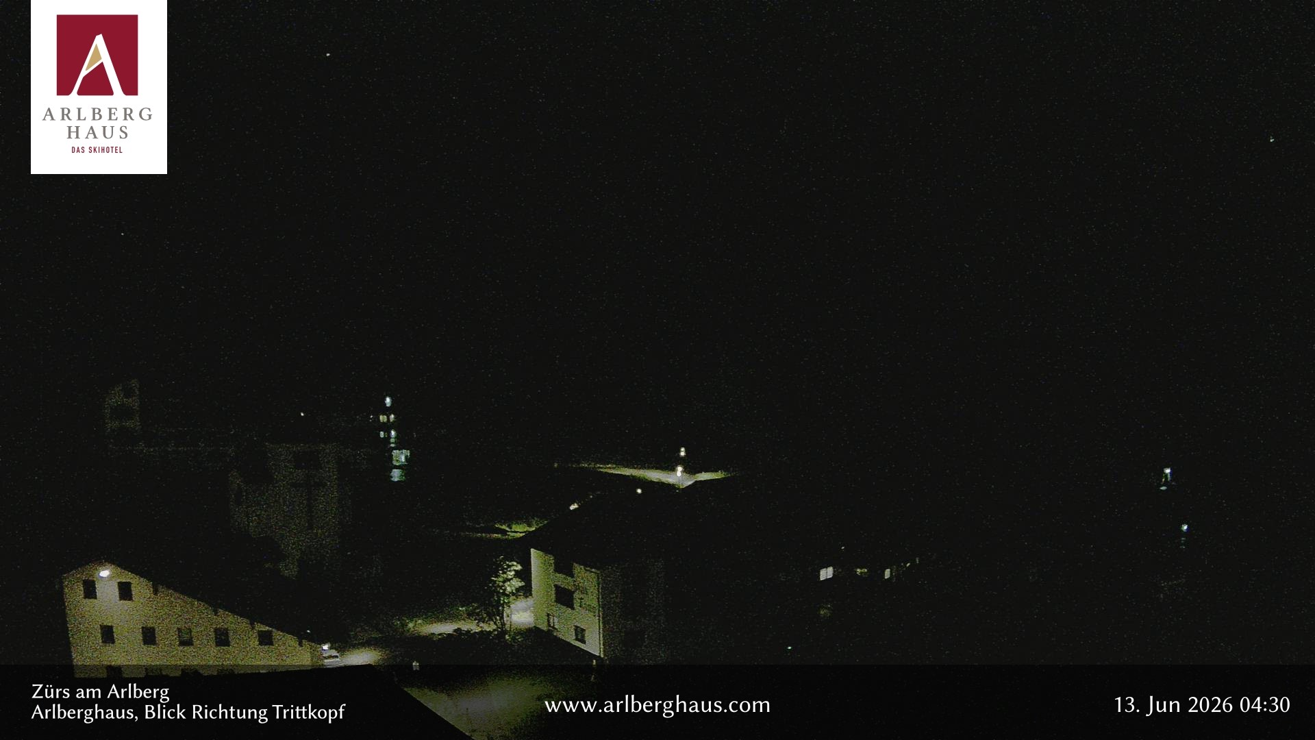 Archiv Foto Webcam Zürs: Hotel Arlberghaus