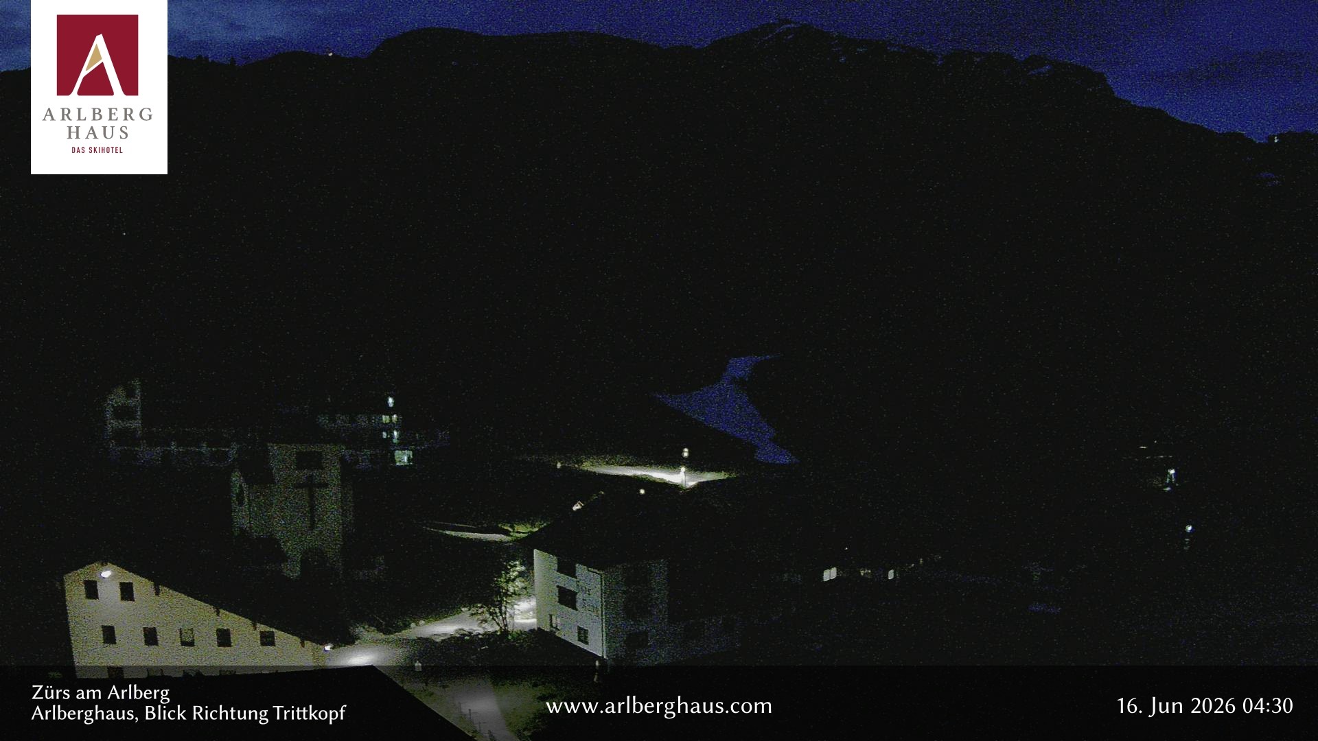 Archiv Foto Webcam Zürs: Hotel Arlberghaus