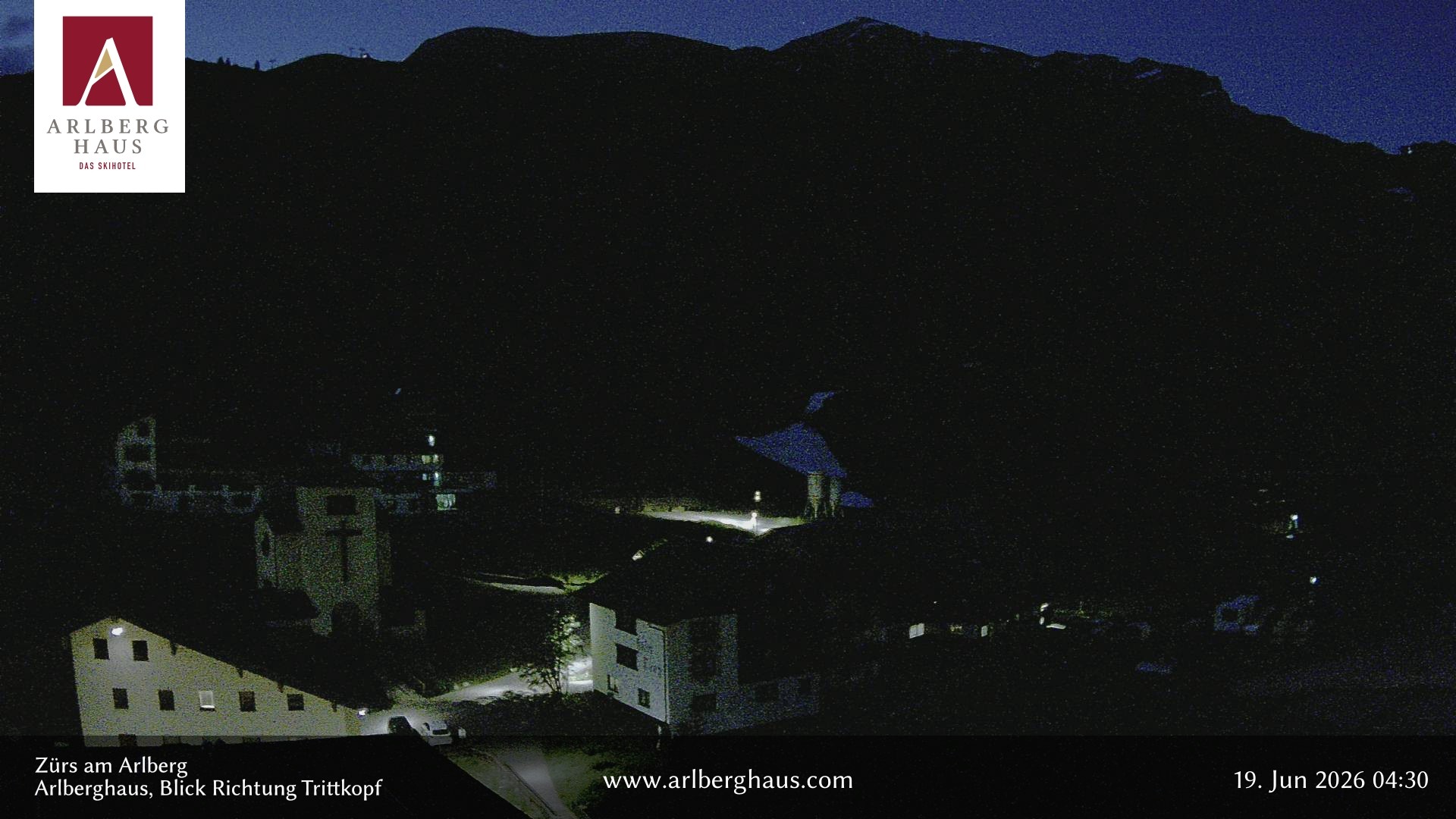 Archiv Foto Webcam Zürs: Hotel Arlberghaus