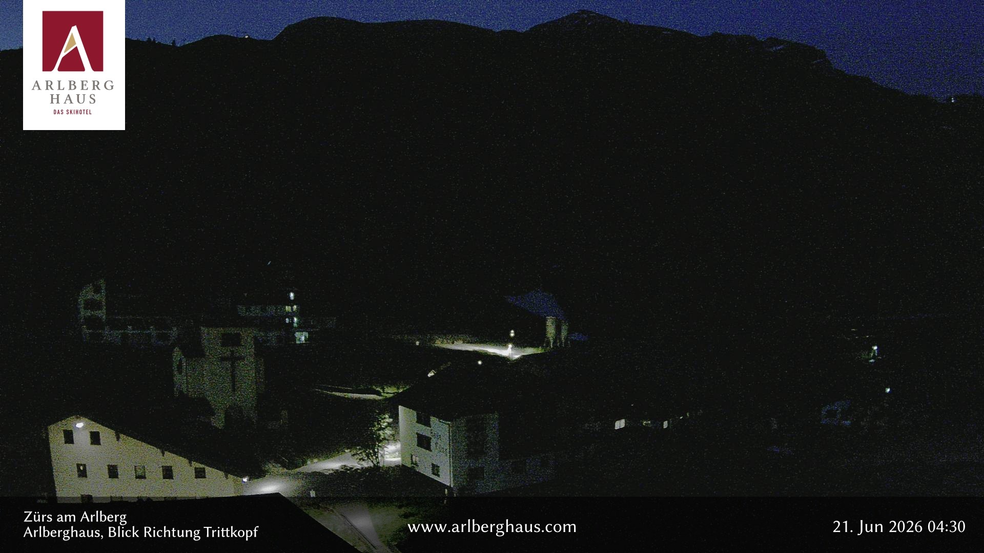 Archiv Foto Webcam Zürs: Hotel Arlberghaus