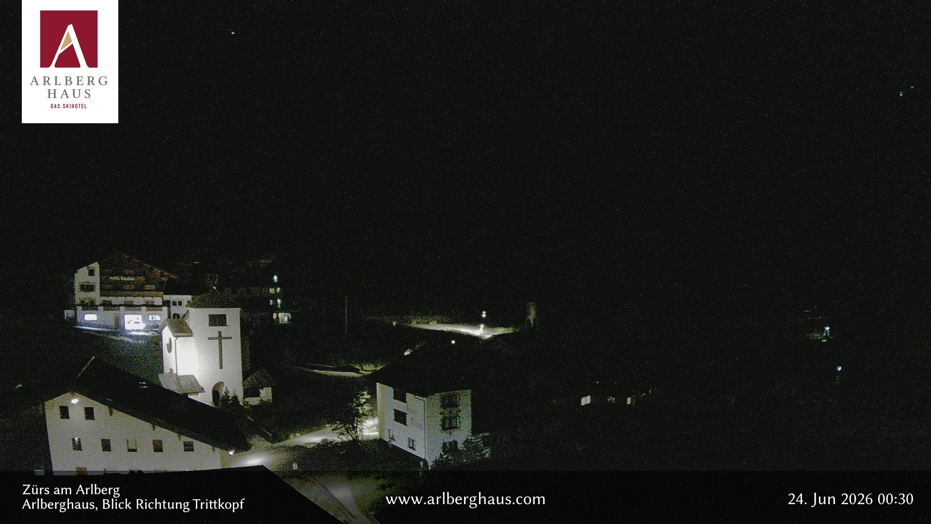 Archiv Foto Webcam Zürs: Hotel Arlberghaus