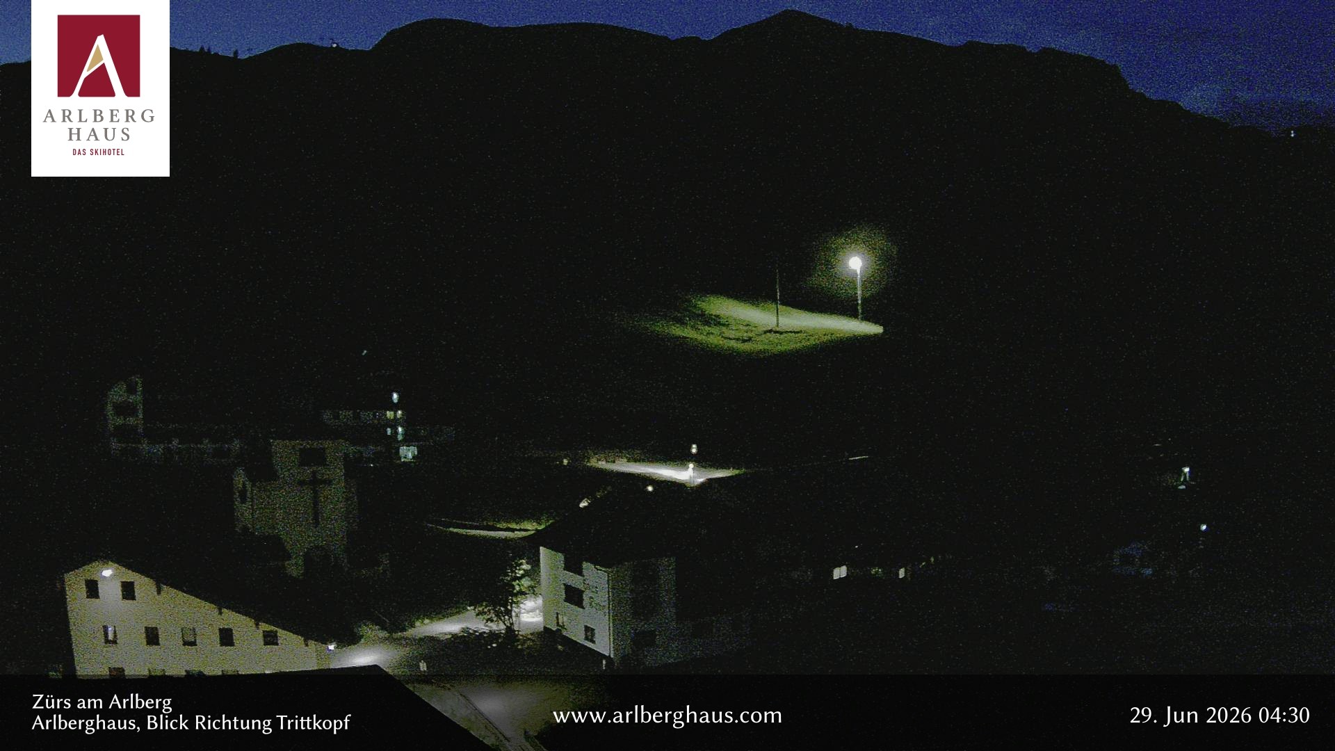 Archiv Foto Webcam Zürs: Hotel Arlberghaus