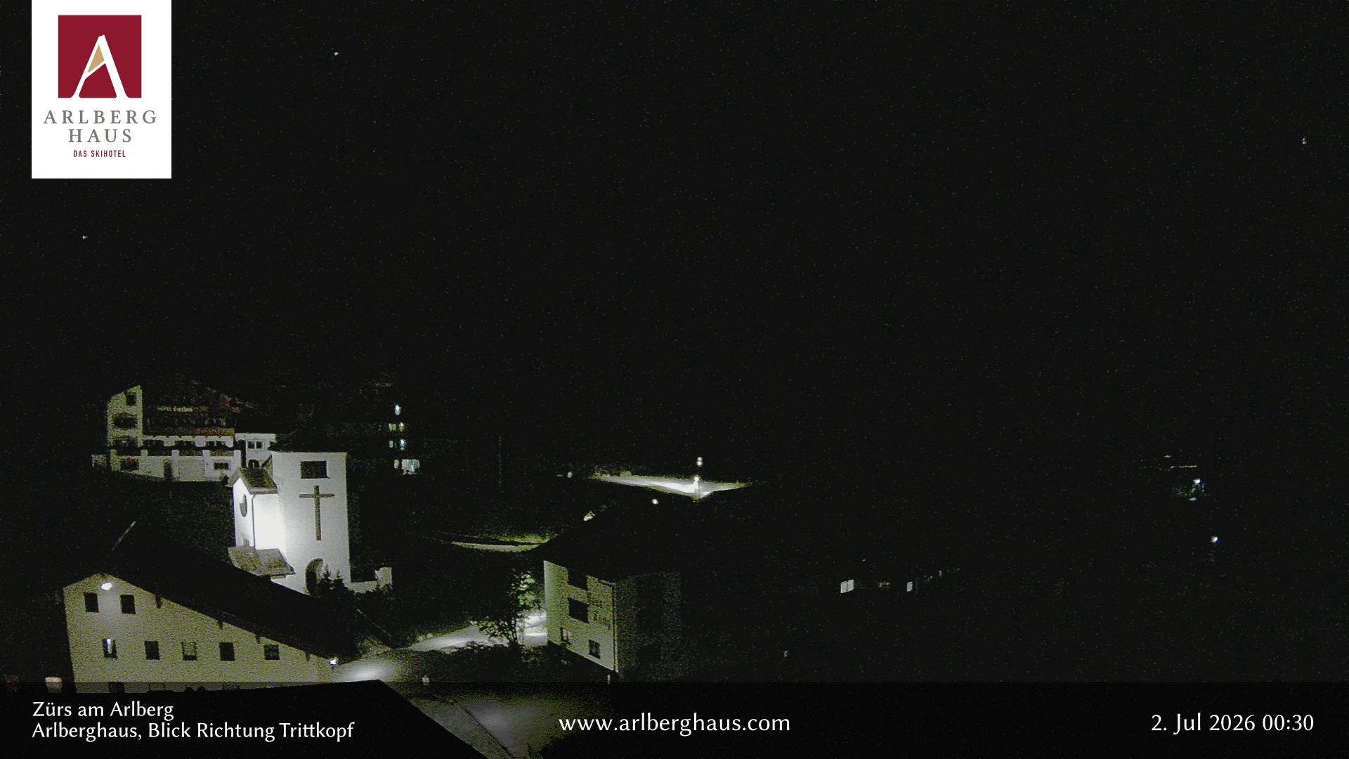 Archiv Foto Webcam Zürs: Hotel Arlberghaus