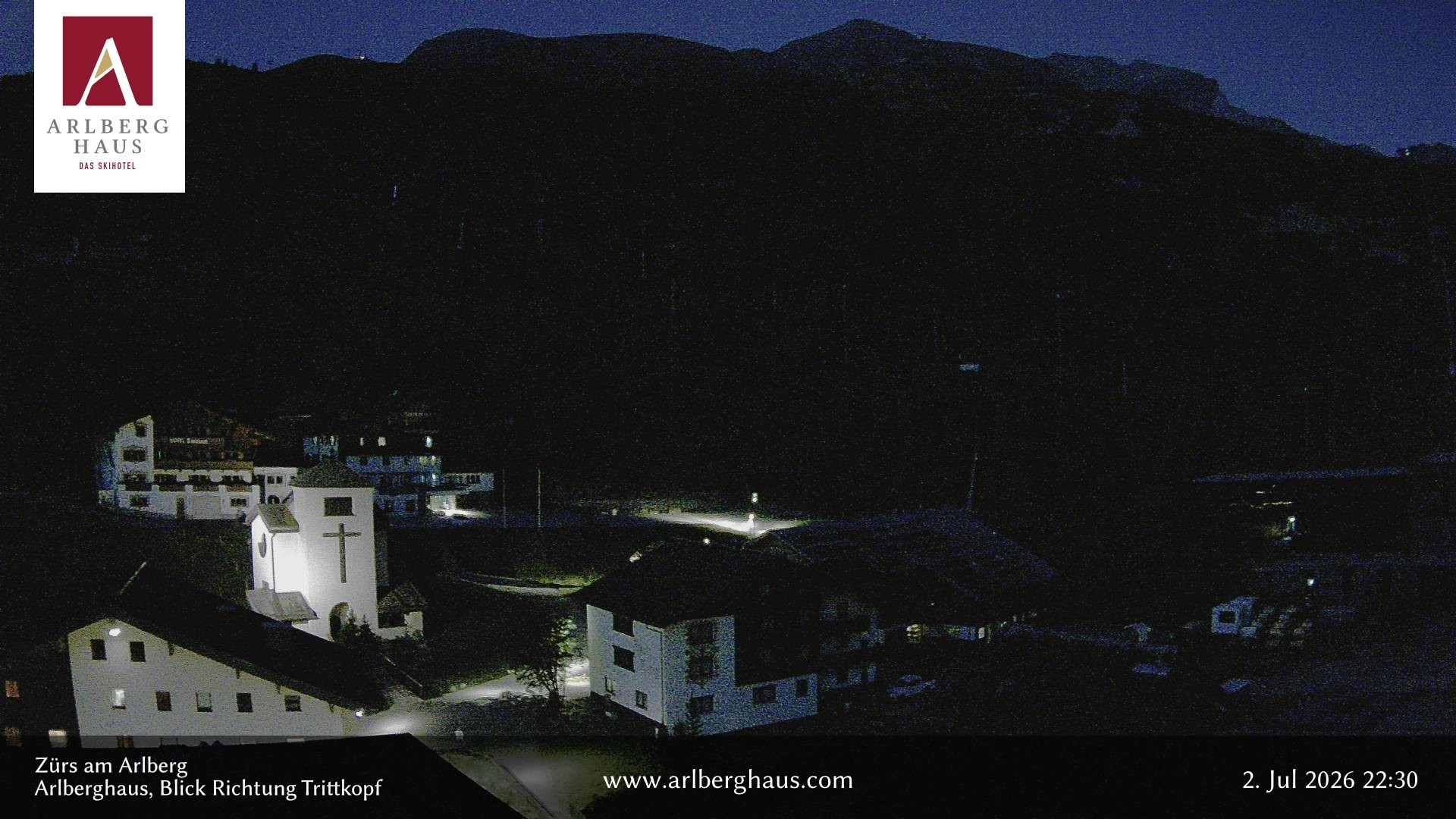 Archiv Foto Webcam Zürs: Hotel Arlberghaus