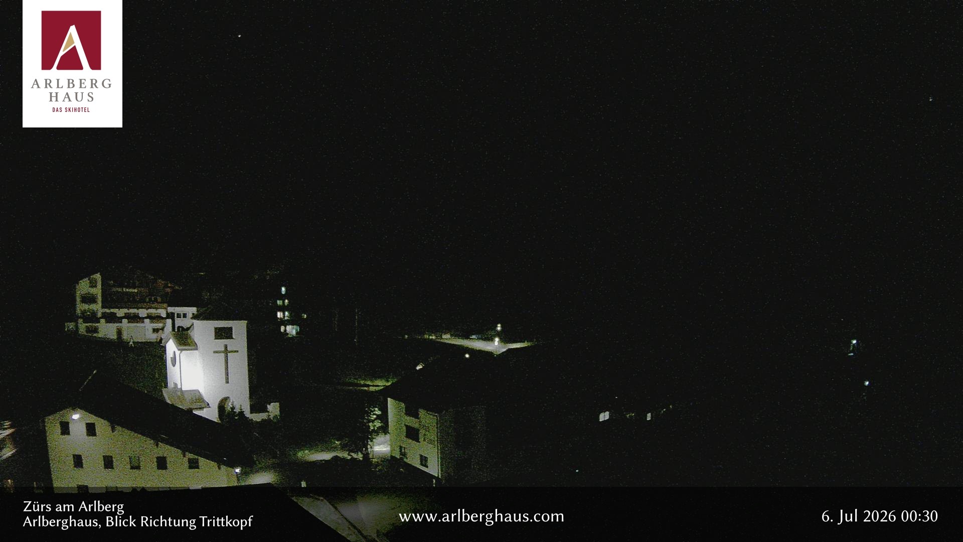 Archived image Webcam Arlberghaus at Zuers