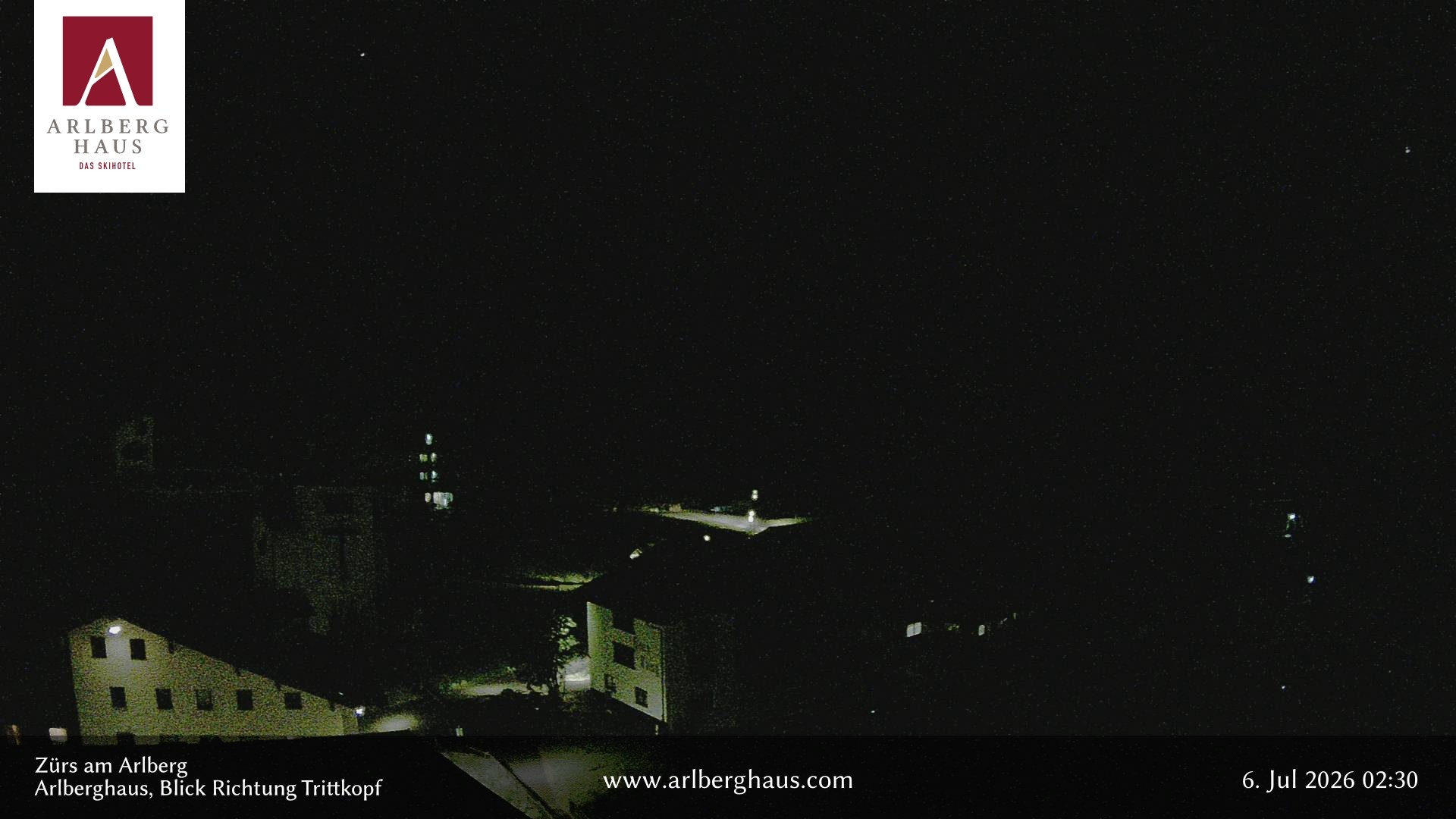 Archived image Webcam Arlberghaus at Zuers