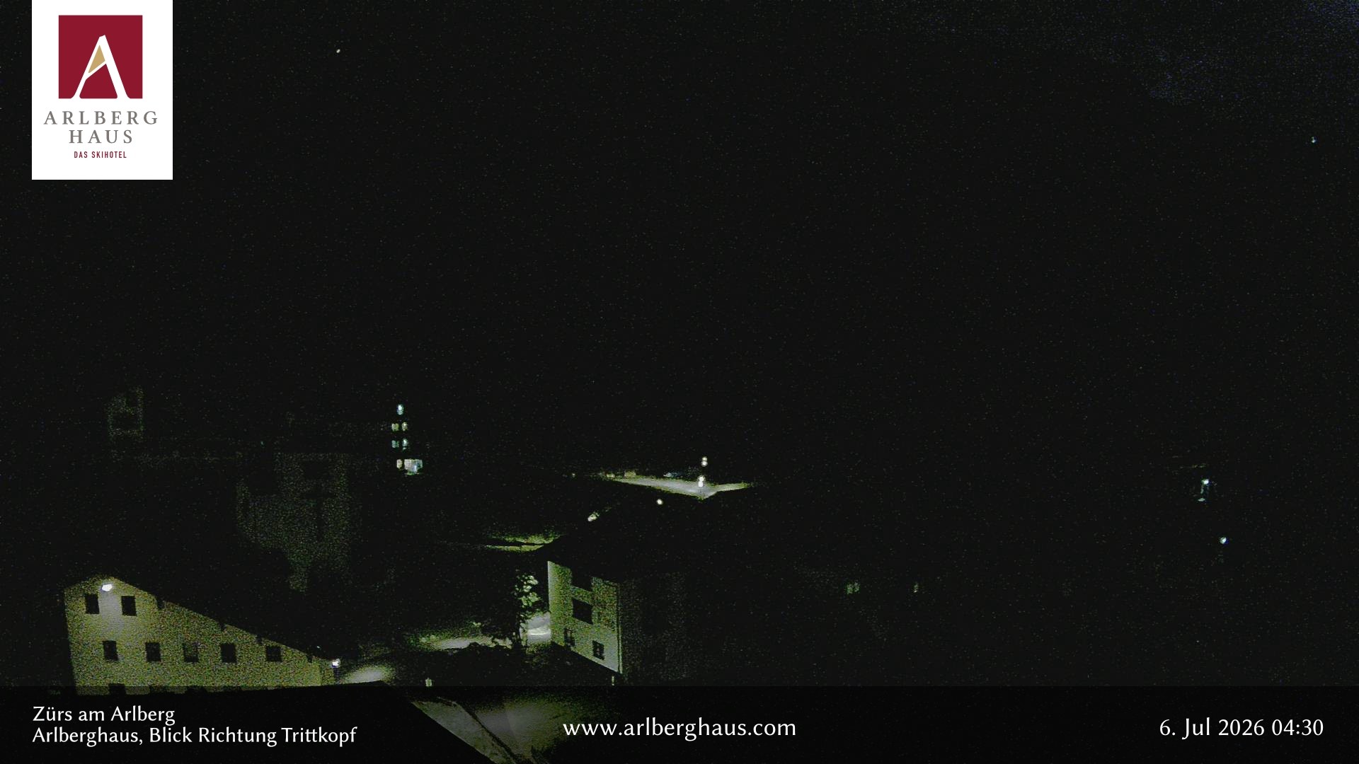 Archived image Webcam Arlberghaus at Zuers