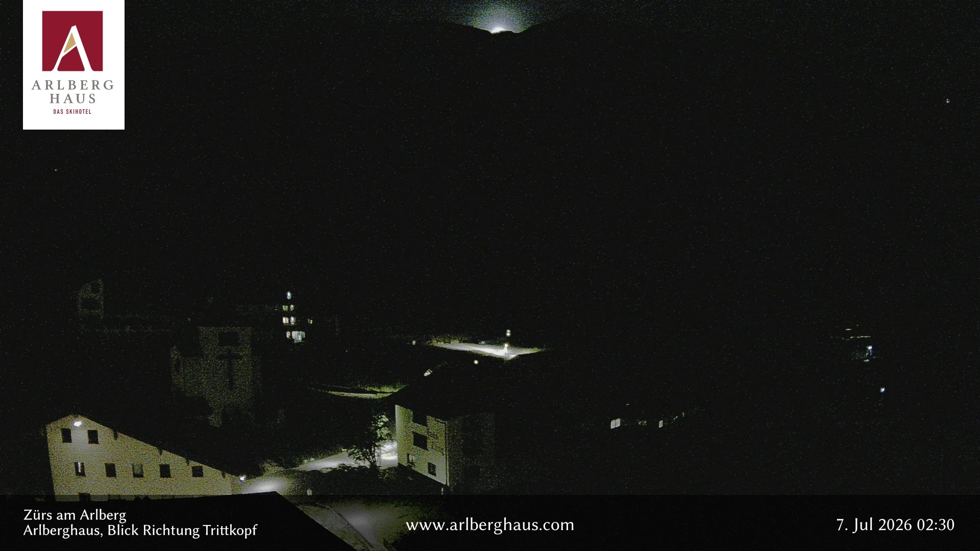 Archived image Webcam Arlberghaus at Zuers