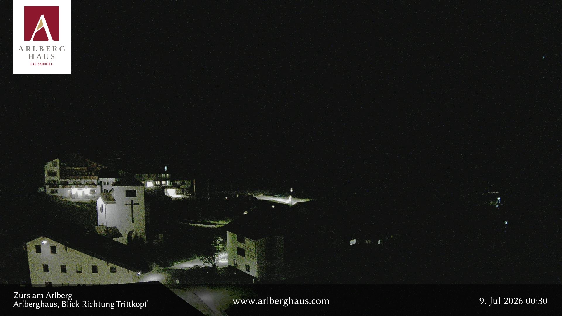 Archiv Foto Webcam Zürs: Hotel Arlberghaus
