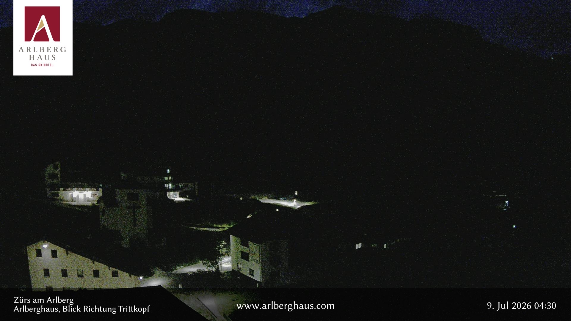Archiv Foto Webcam Zürs: Hotel Arlberghaus