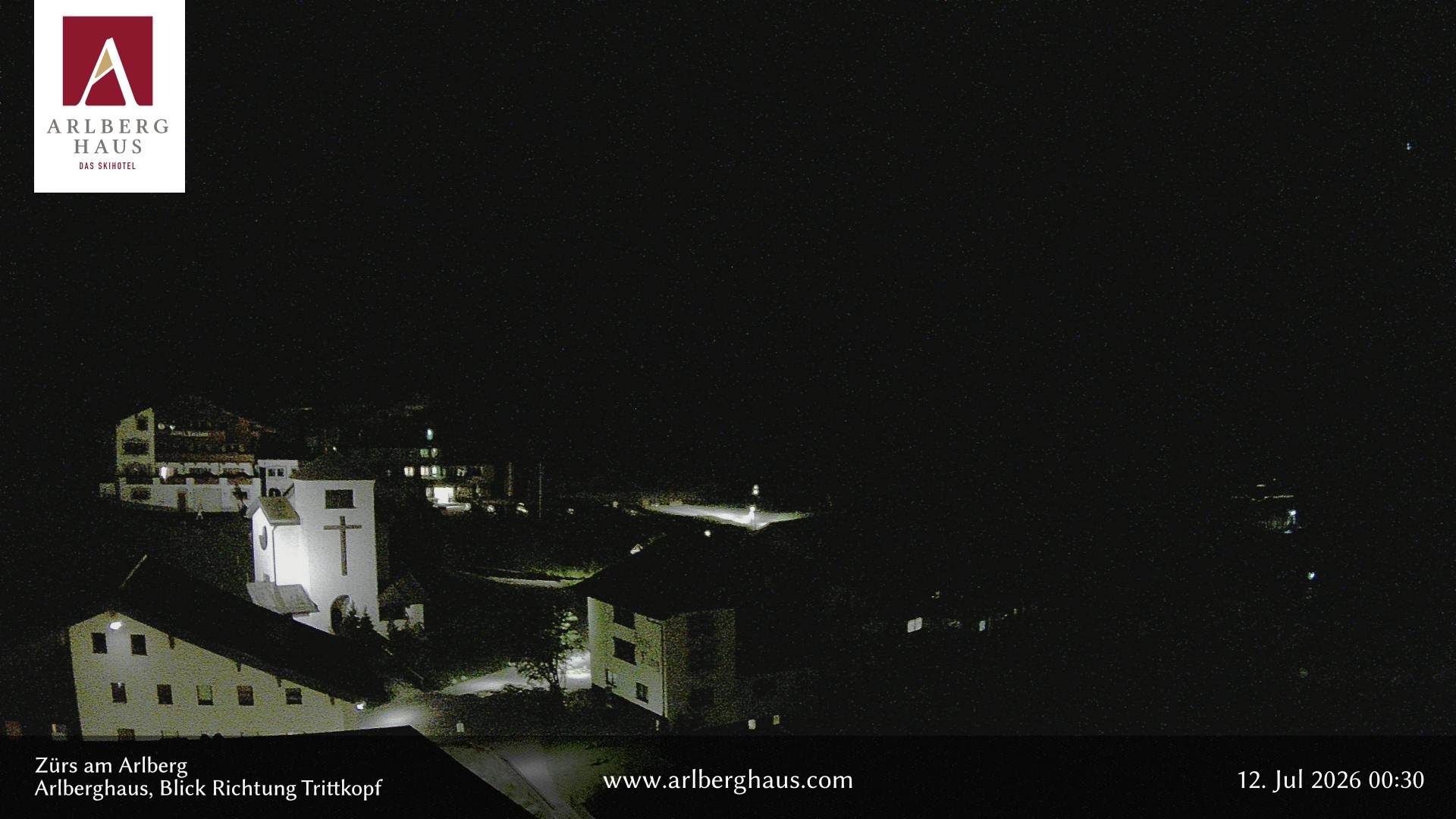 Archived image Webcam Arlberghaus at Zuers