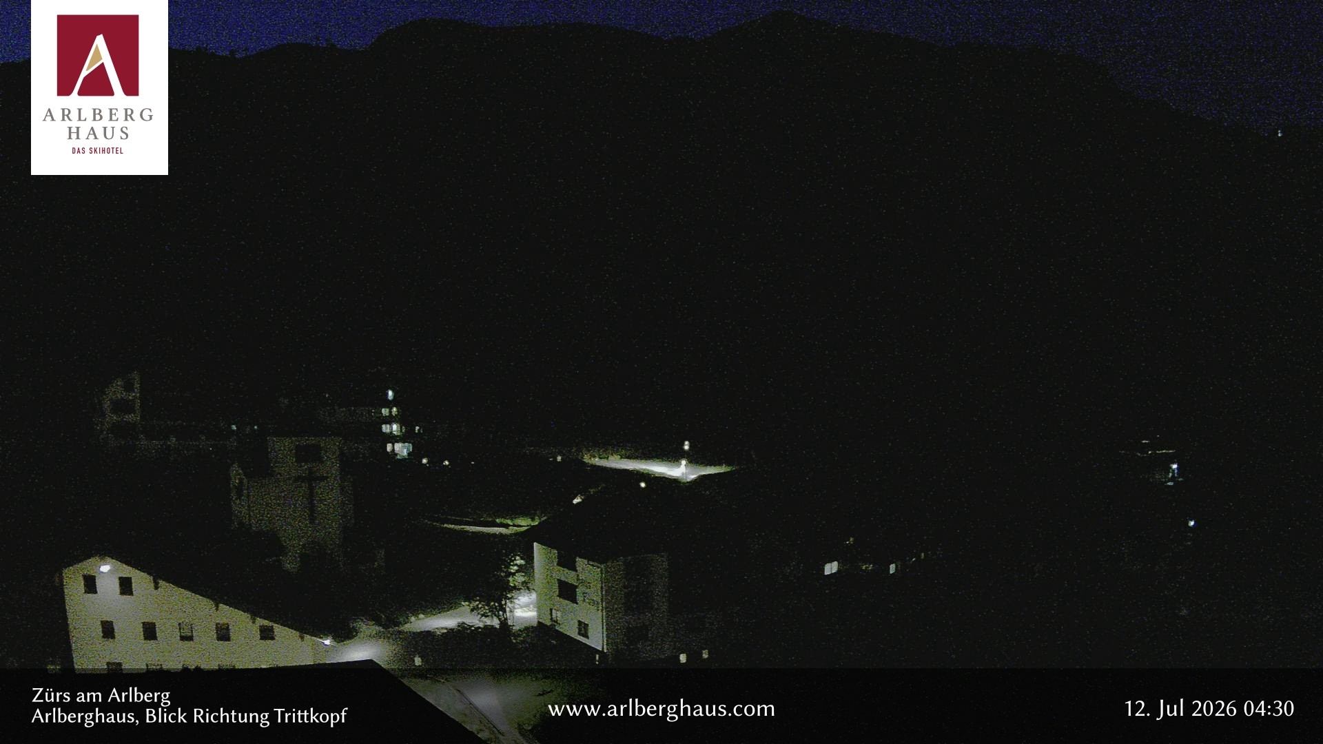 Archived image Webcam Arlberghaus at Zuers