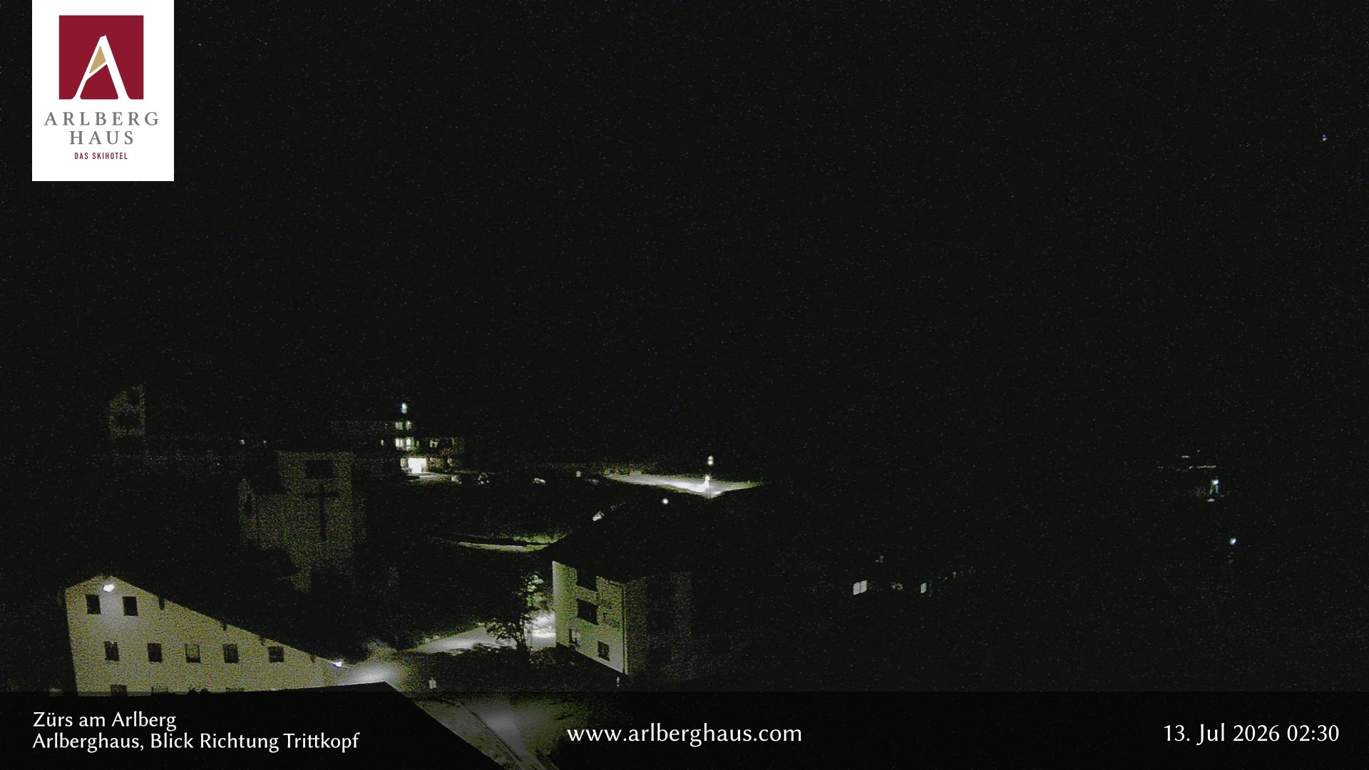 Archiv Foto Webcam Zürs: Hotel Arlberghaus