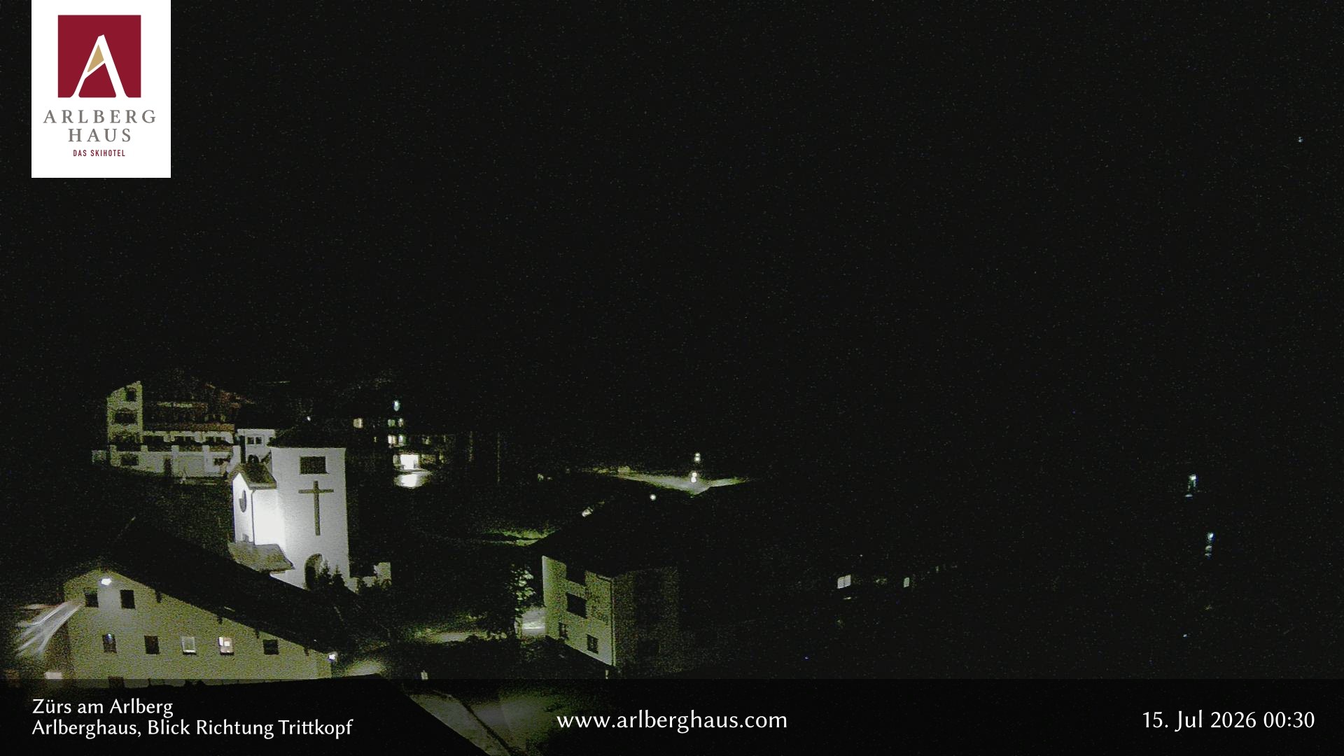 Archived image Webcam Arlberghaus at Zuers