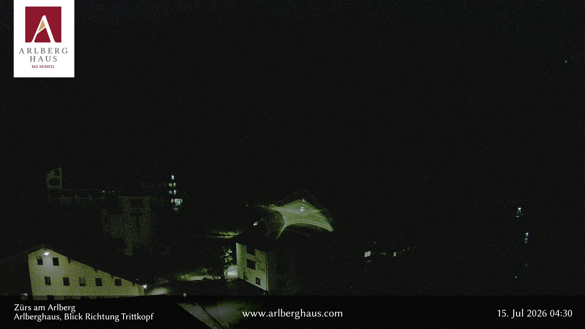 Archived image Webcam Arlberghaus at Zuers