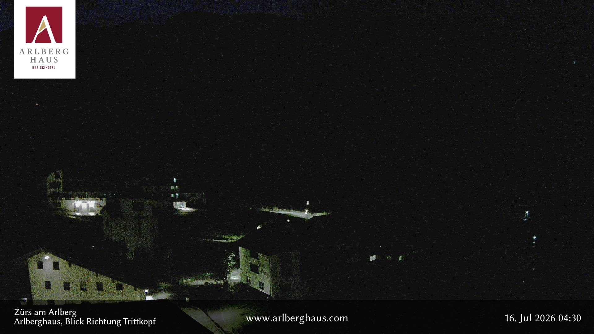 Archiv Foto Webcam Zürs: Hotel Arlberghaus
