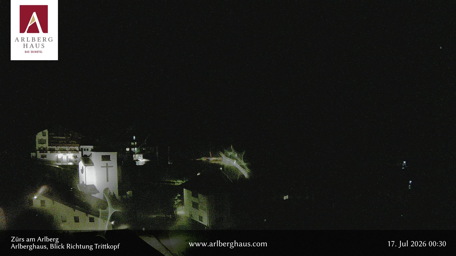 Archiv Foto Webcam Zürs: Hotel Arlberghaus