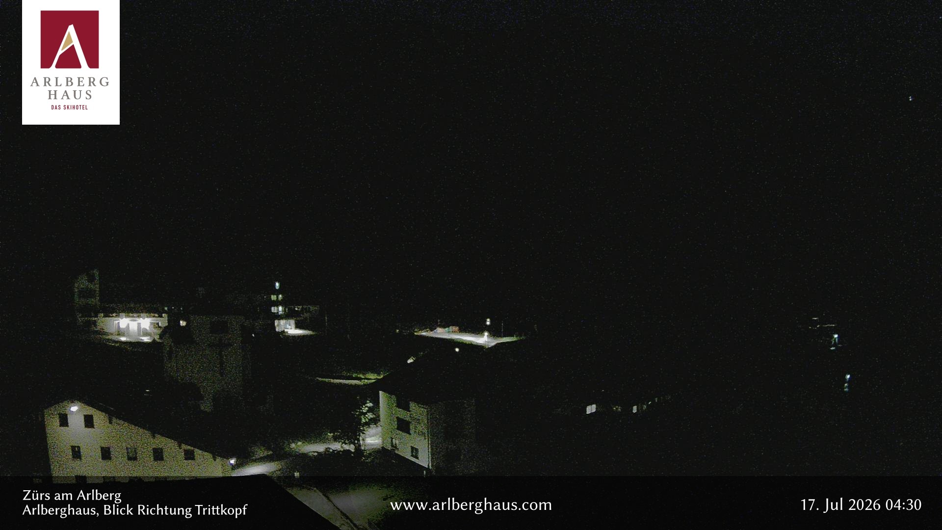 Archiv Foto Webcam Zürs: Hotel Arlberghaus