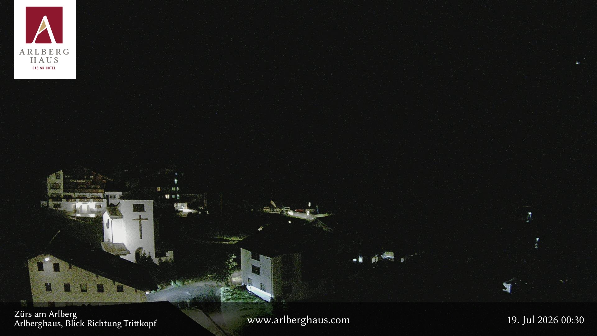 Archived image Webcam Arlberghaus at Zuers