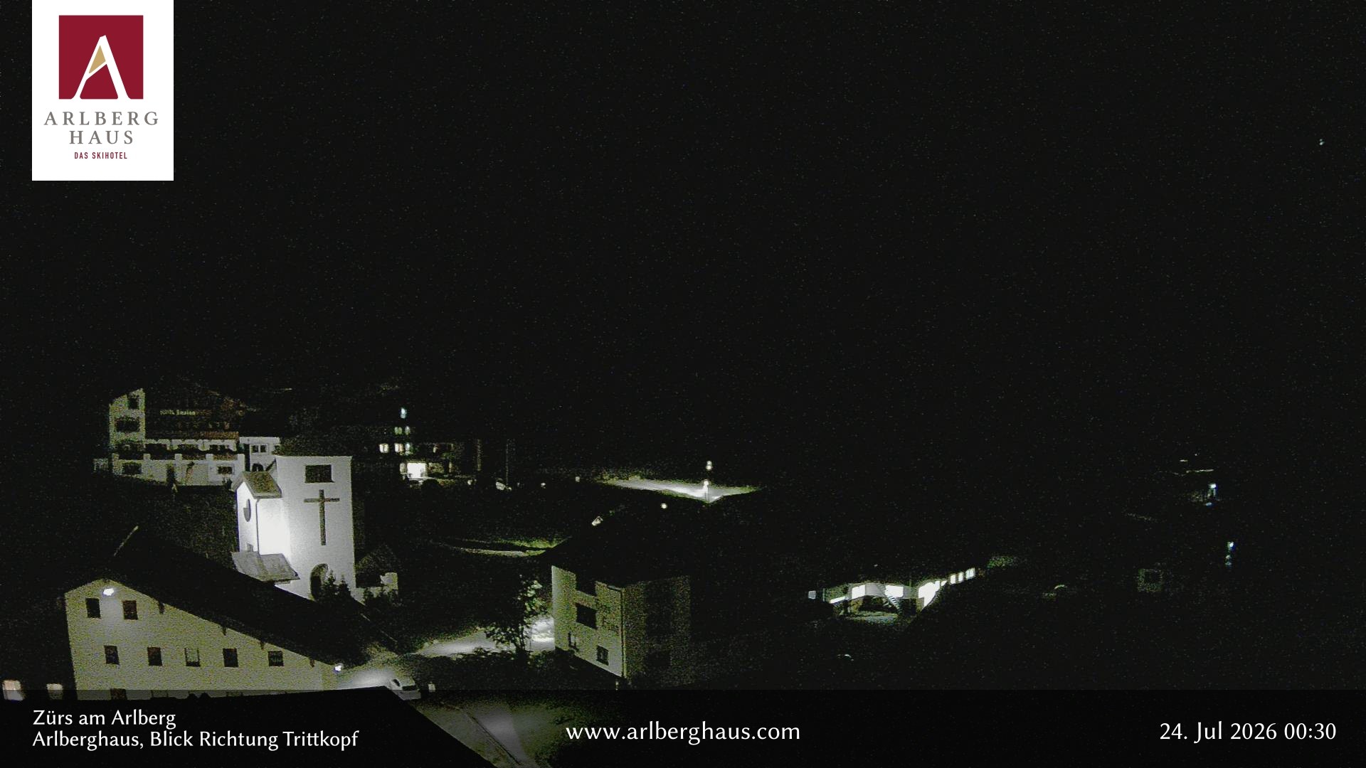 Archiv Foto Webcam Zürs: Hotel Arlberghaus
