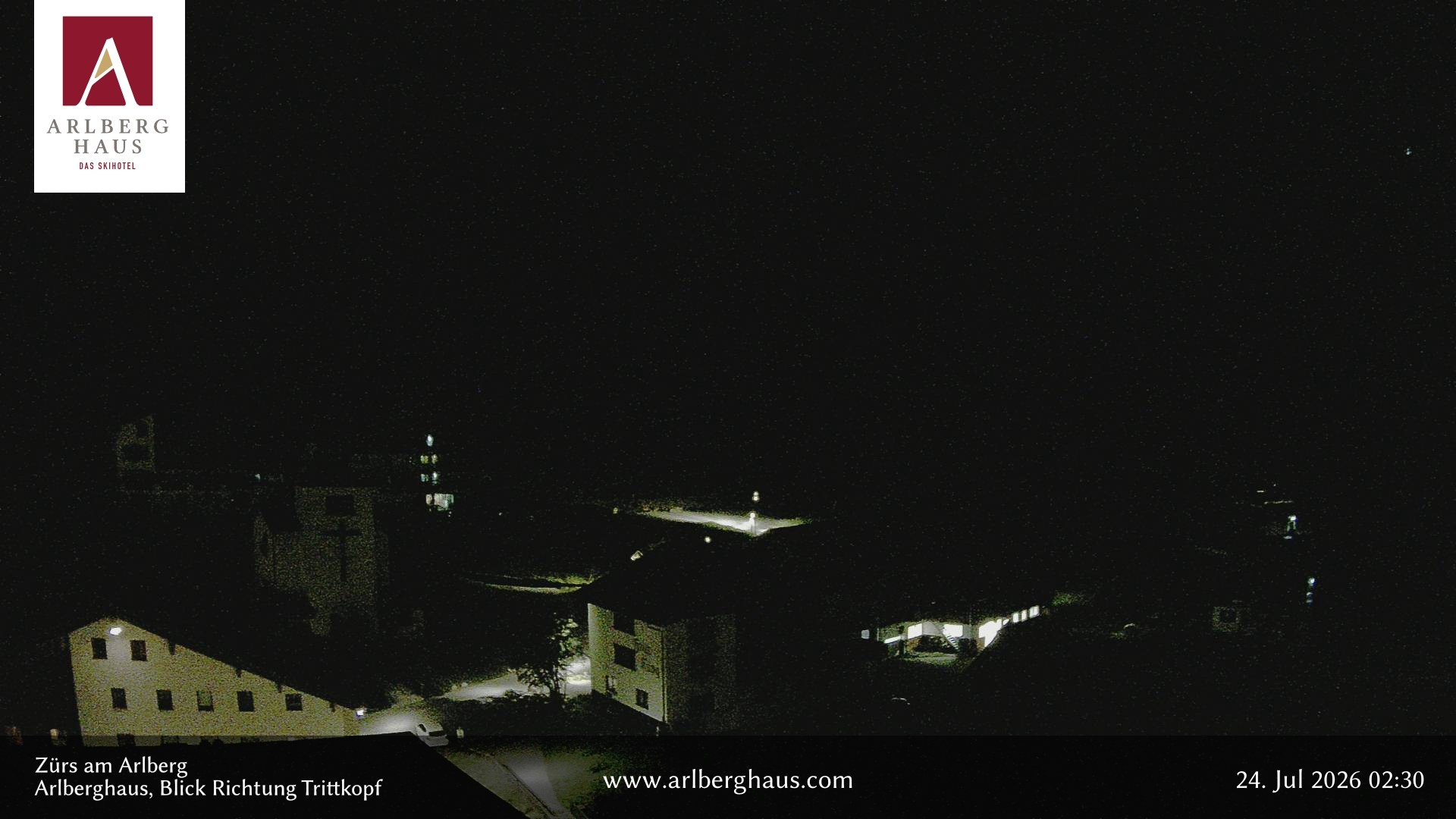 Archiv Foto Webcam Zürs: Hotel Arlberghaus