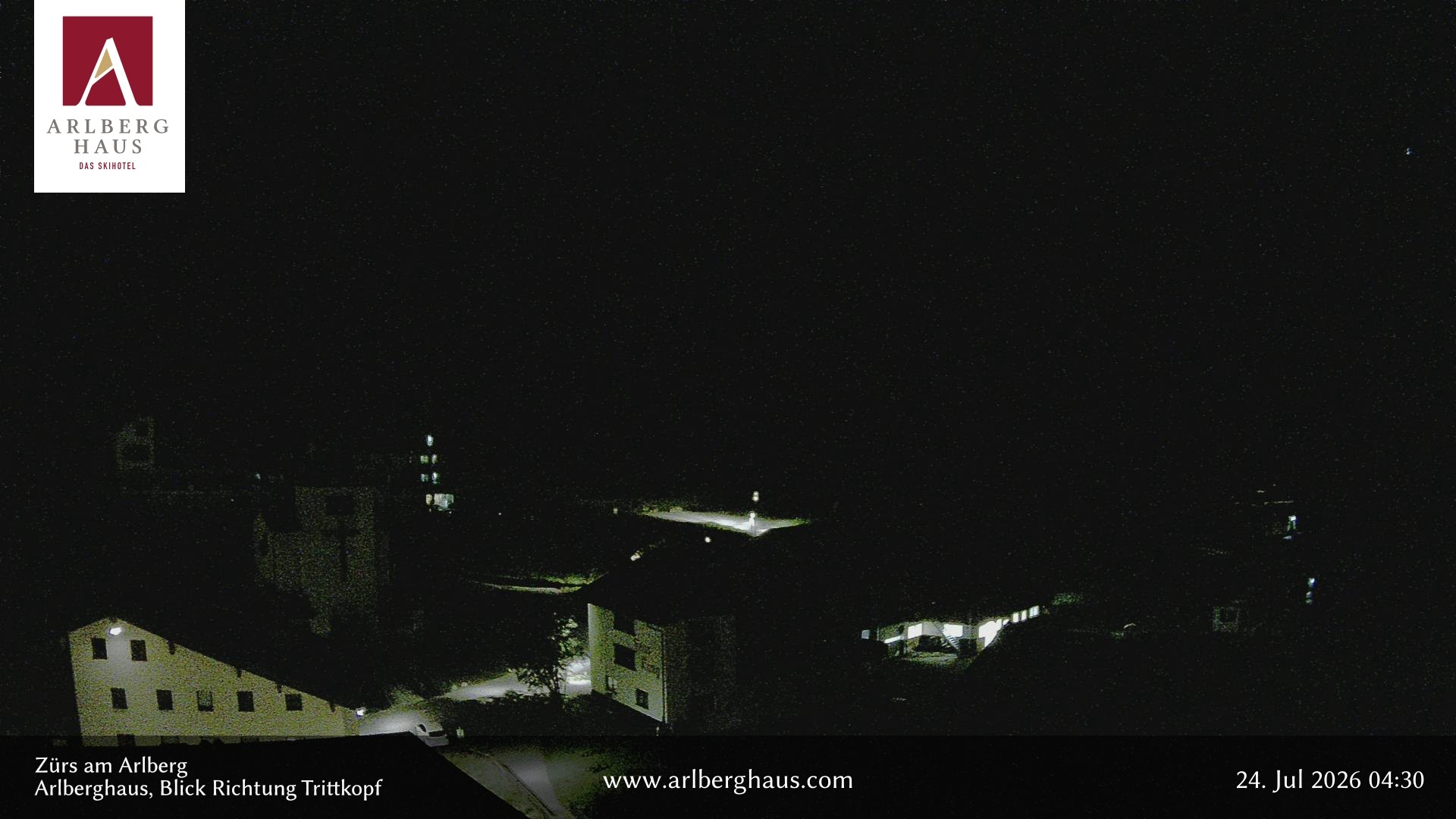Archiv Foto Webcam Zürs: Hotel Arlberghaus
