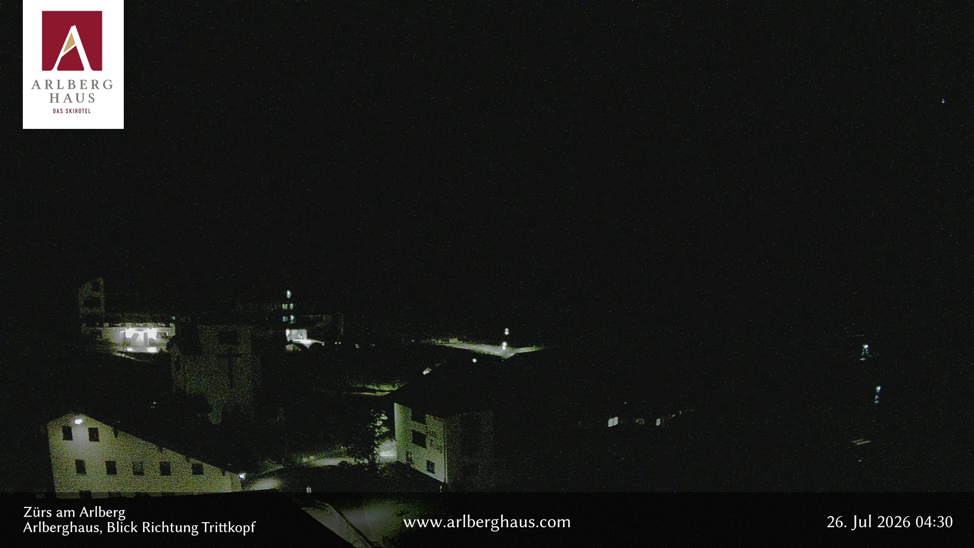 Archiv Foto Webcam Zürs: Hotel Arlberghaus