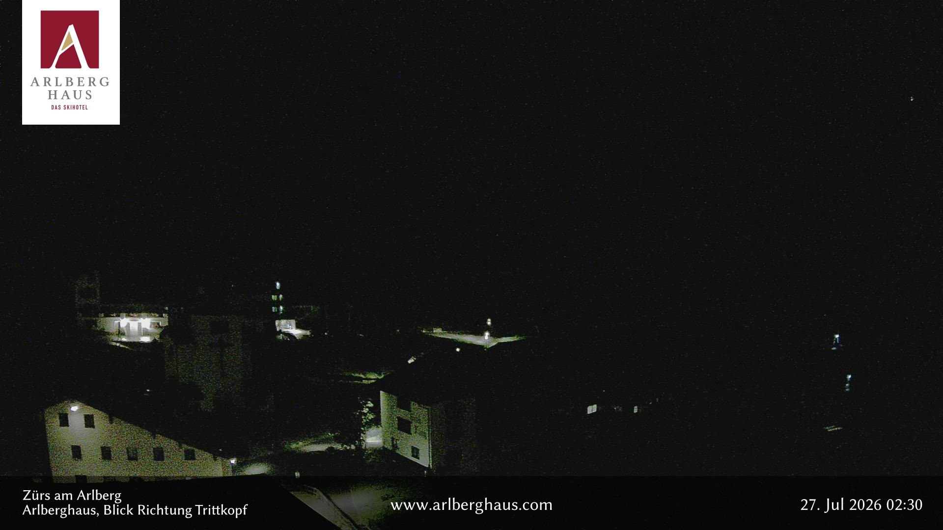 Archiv Foto Webcam Zürs: Hotel Arlberghaus
