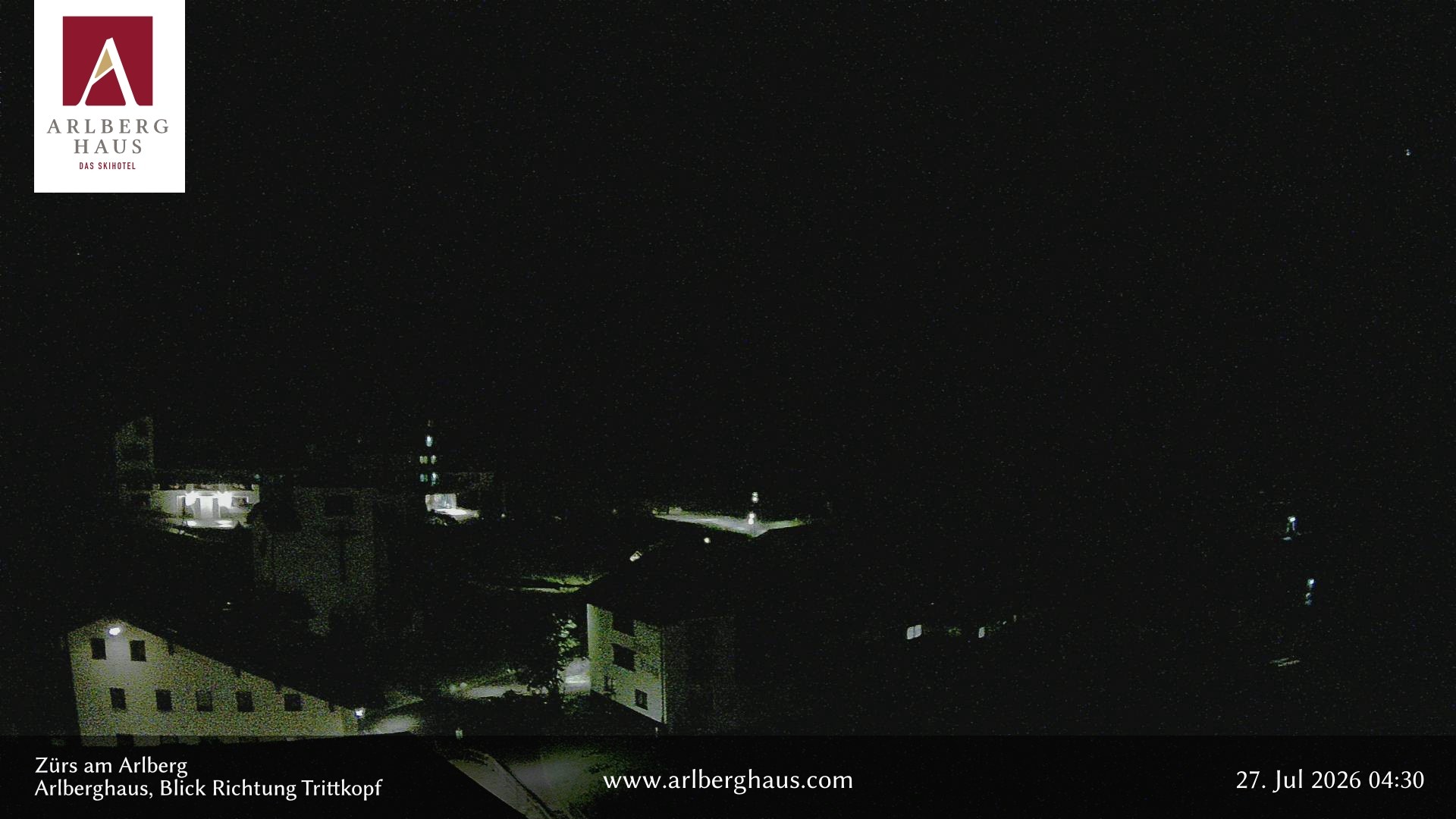 Archiv Foto Webcam Zürs: Hotel Arlberghaus