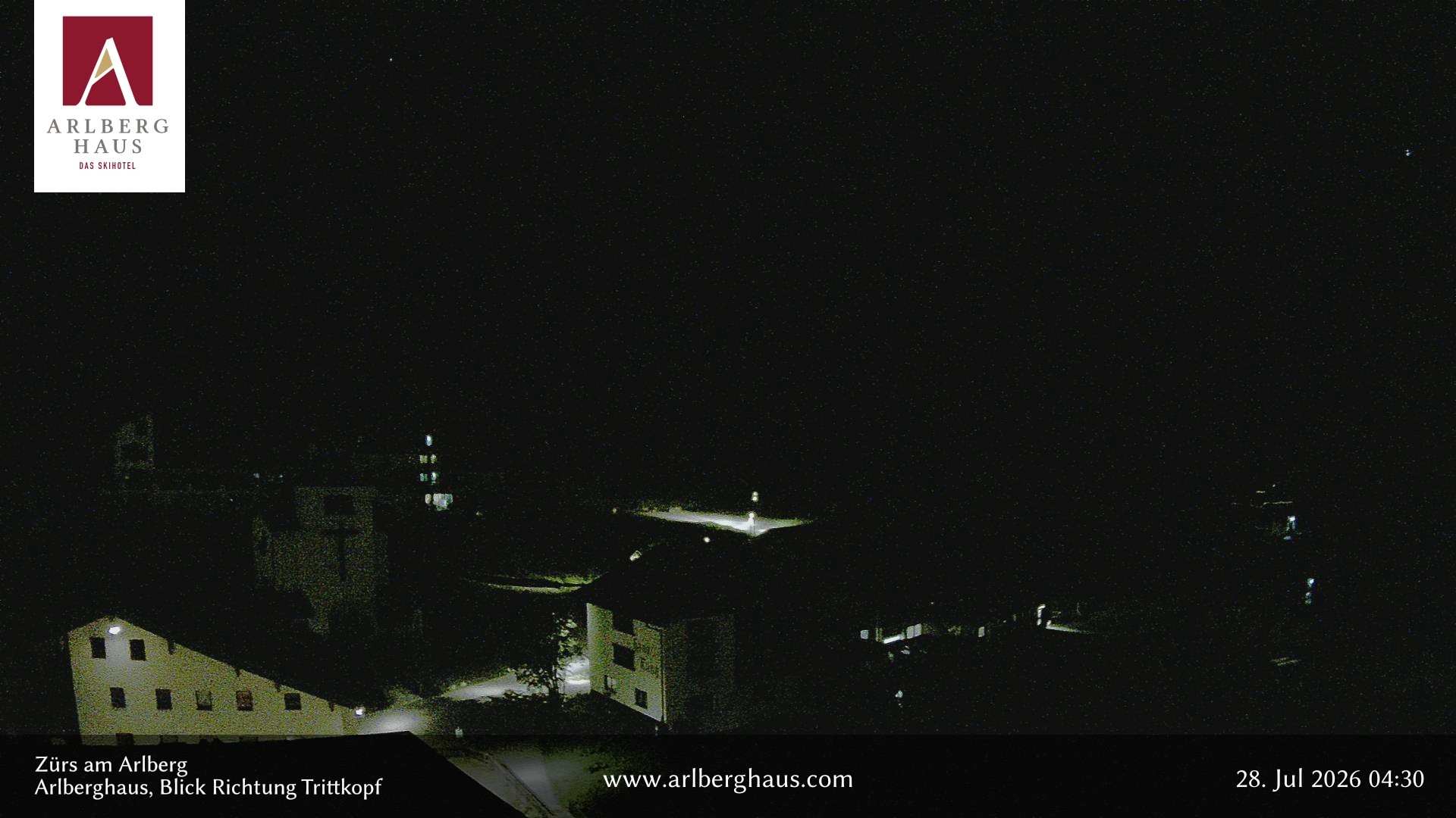Archiv Foto Webcam Zürs: Hotel Arlberghaus