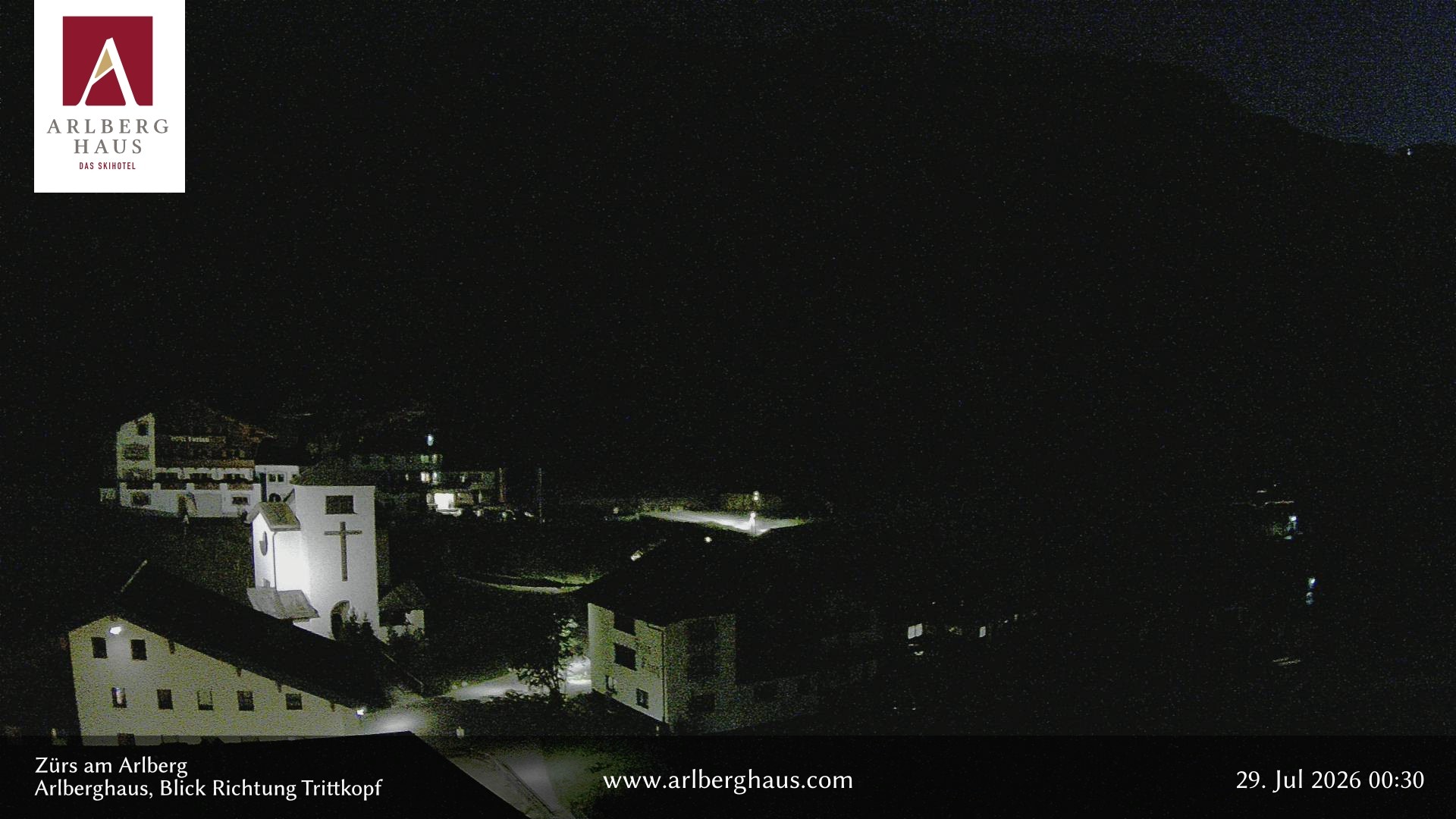 Archiv Foto Webcam Zürs: Hotel Arlberghaus