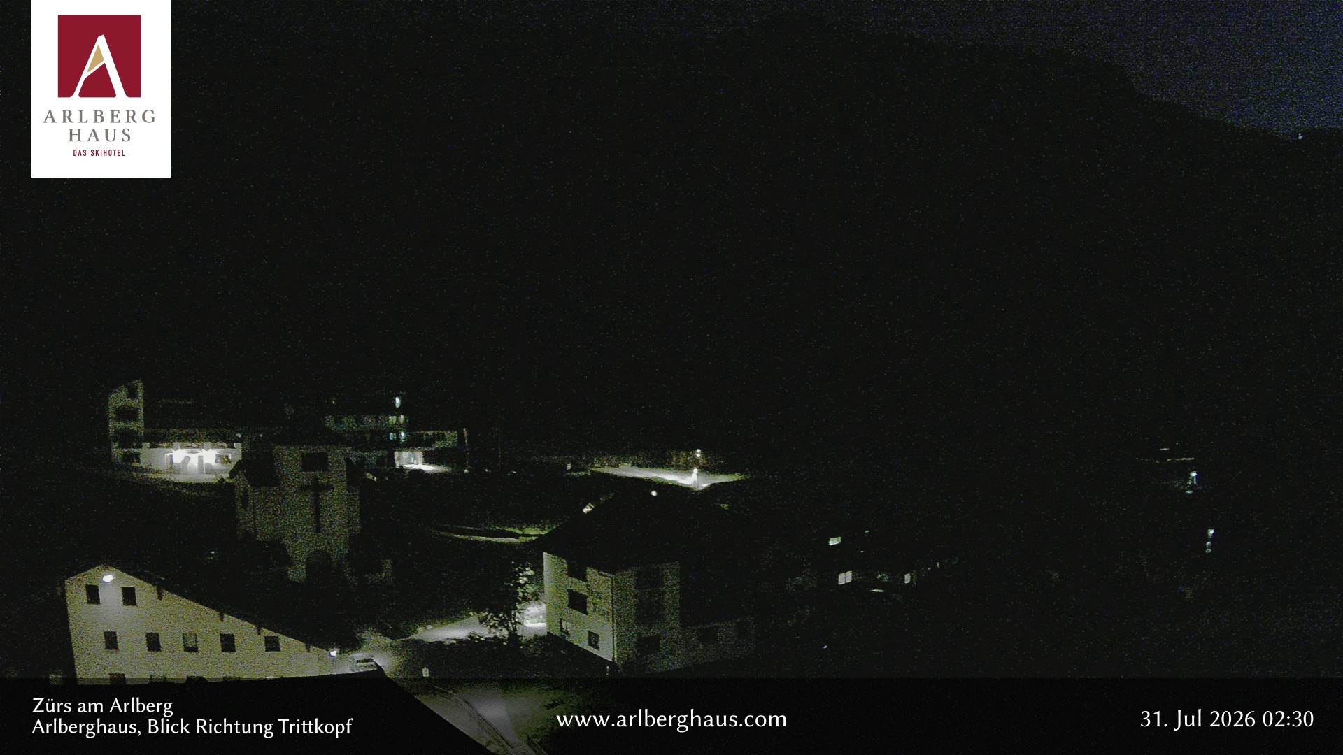 Archiv Foto Webcam Zürs: Hotel Arlberghaus