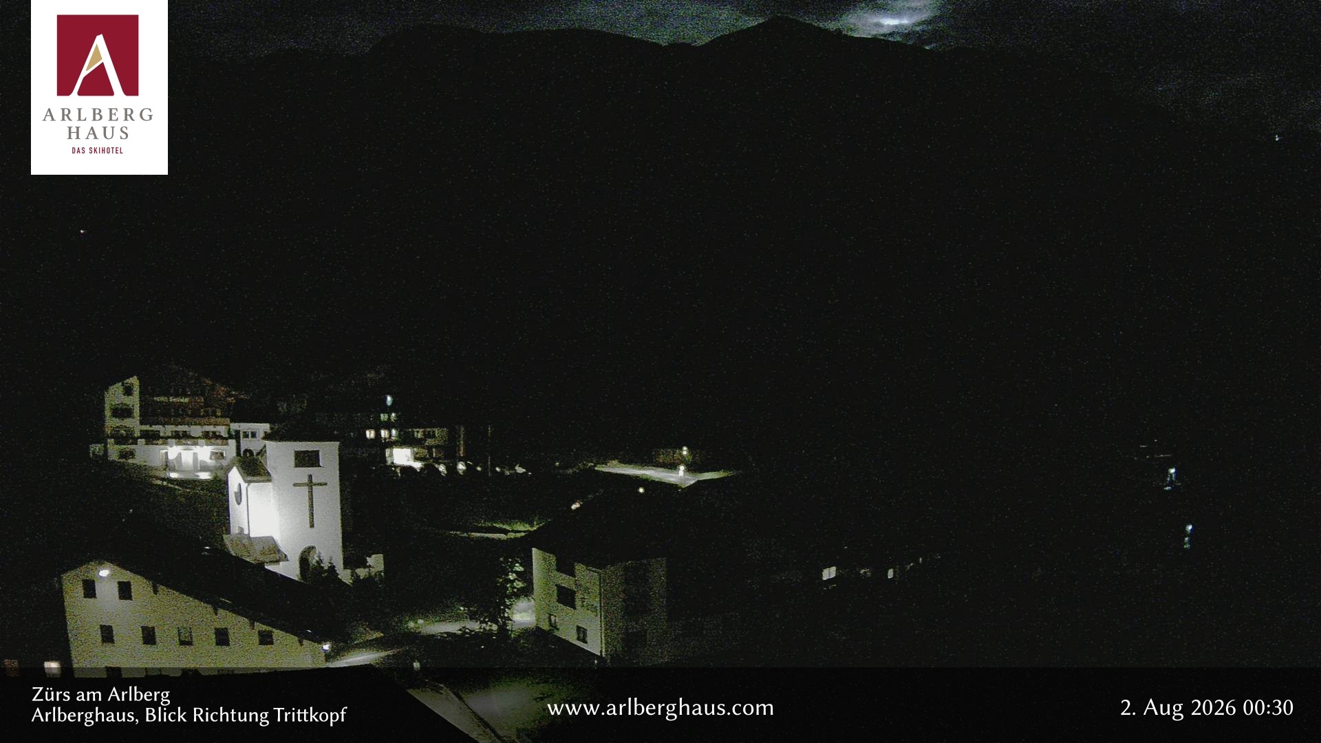 Archiv Foto Webcam Zürs: Hotel Arlberghaus
