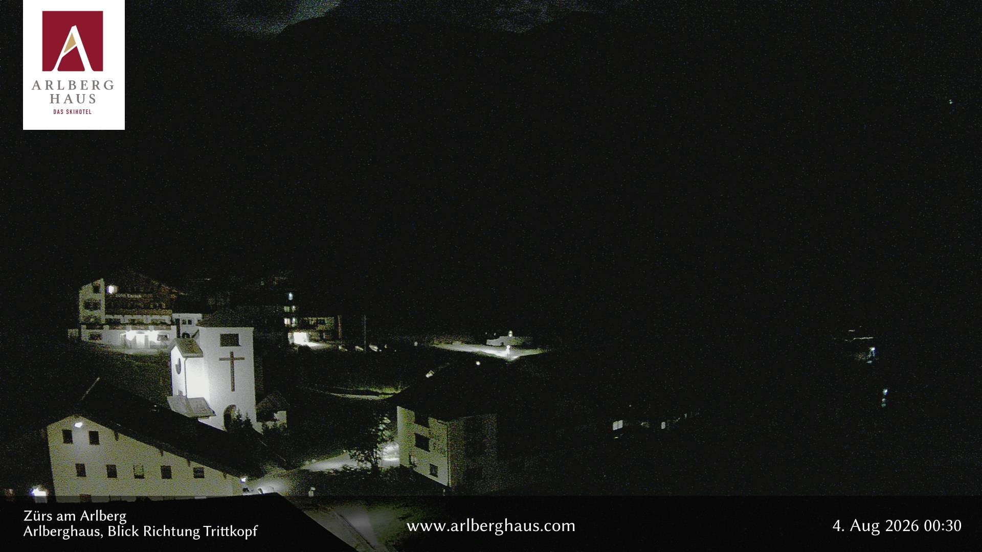 Archived image Webcam Arlberghaus at Zuers