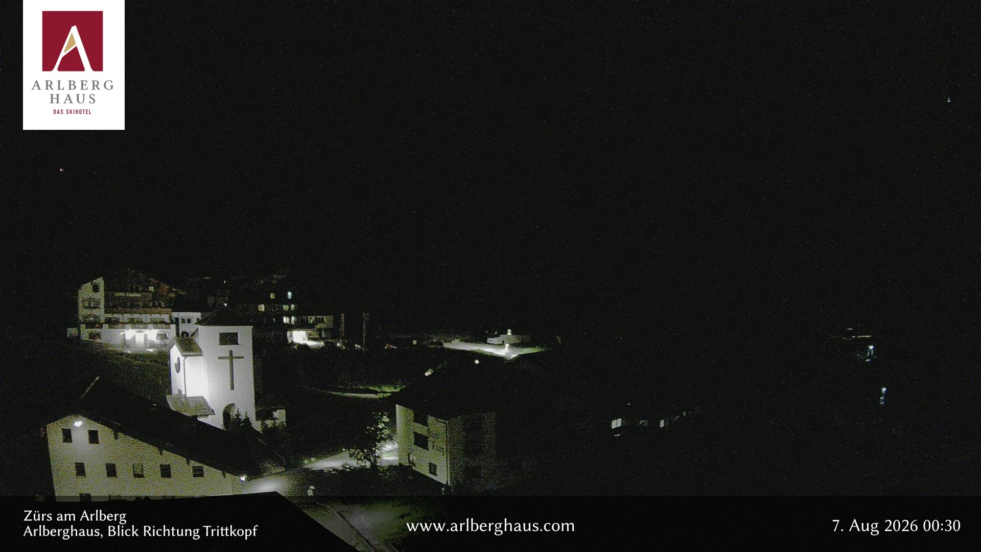 Archiv Foto Webcam Zürs: Hotel Arlberghaus