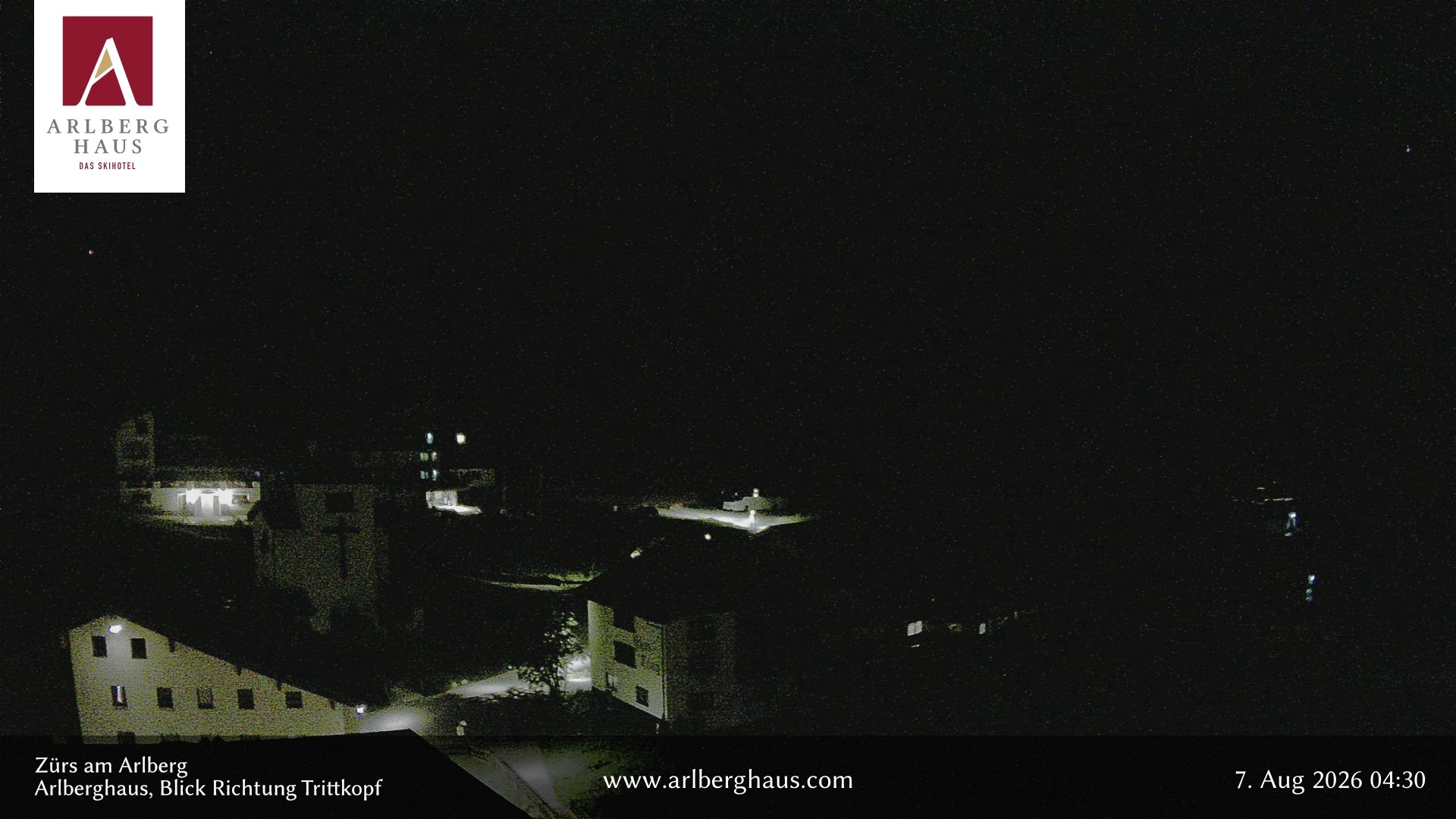 Archiv Foto Webcam Zürs: Hotel Arlberghaus