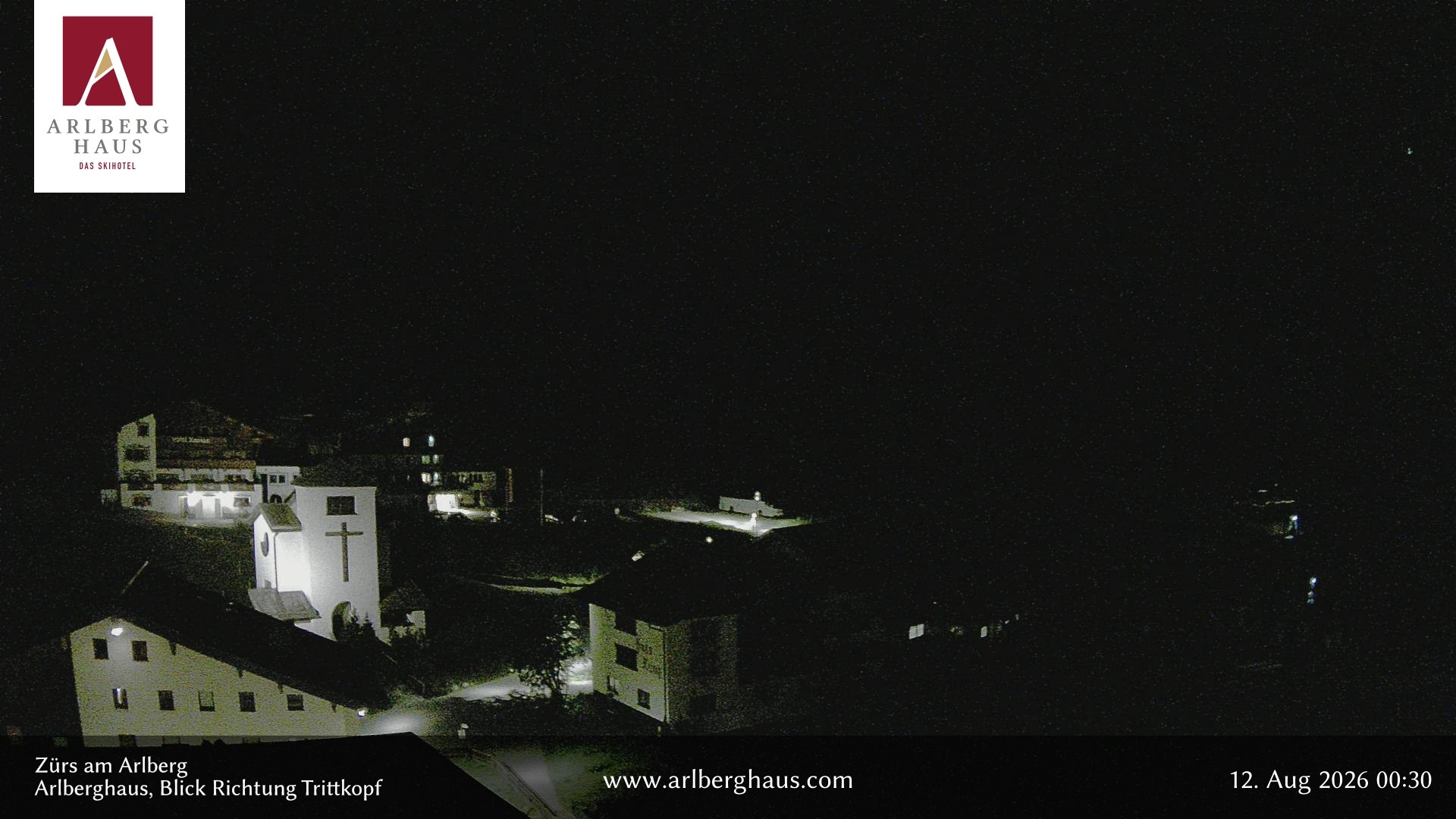 Archived image Webcam Arlberghaus at Zuers