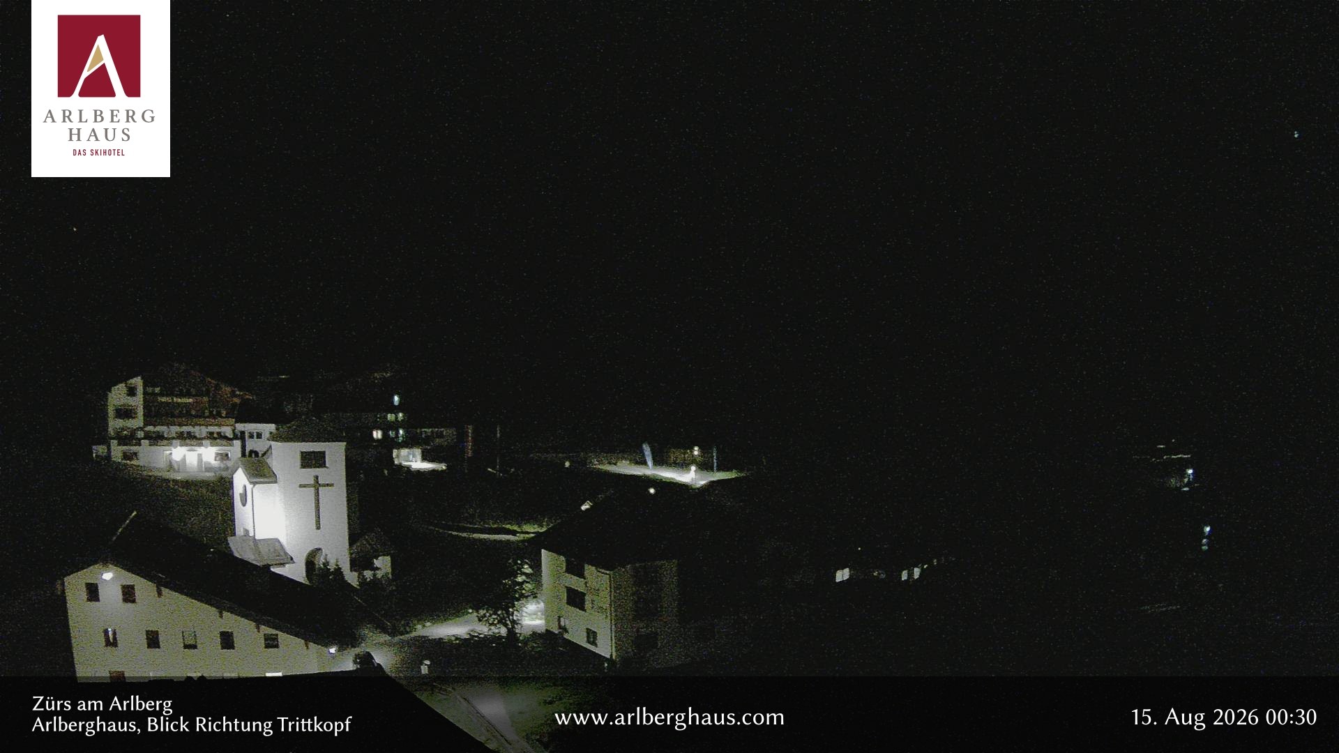 Archiv Foto Webcam Zürs: Hotel Arlberghaus