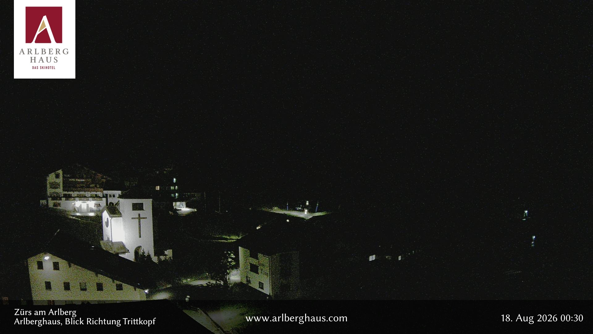Archiv Foto Webcam Zürs: Hotel Arlberghaus