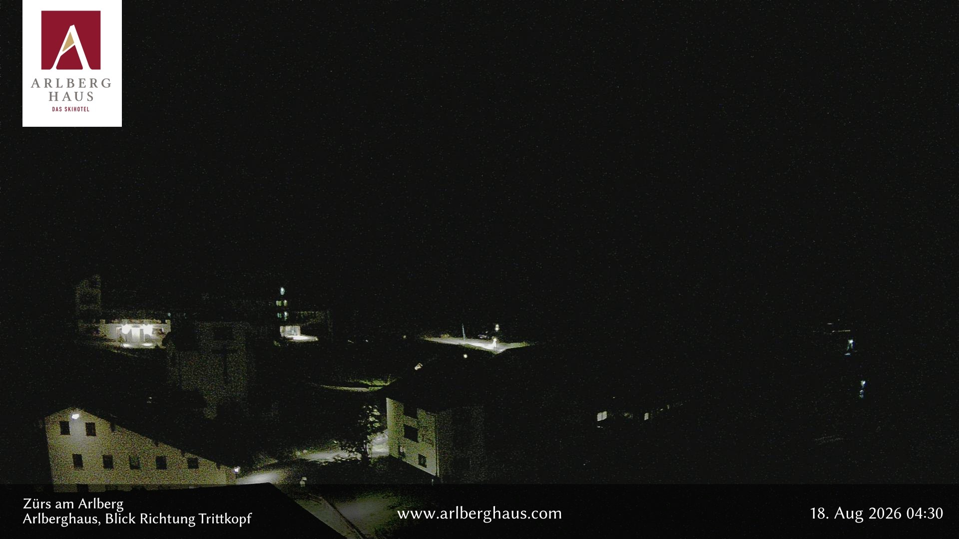Archiv Foto Webcam Zürs: Hotel Arlberghaus