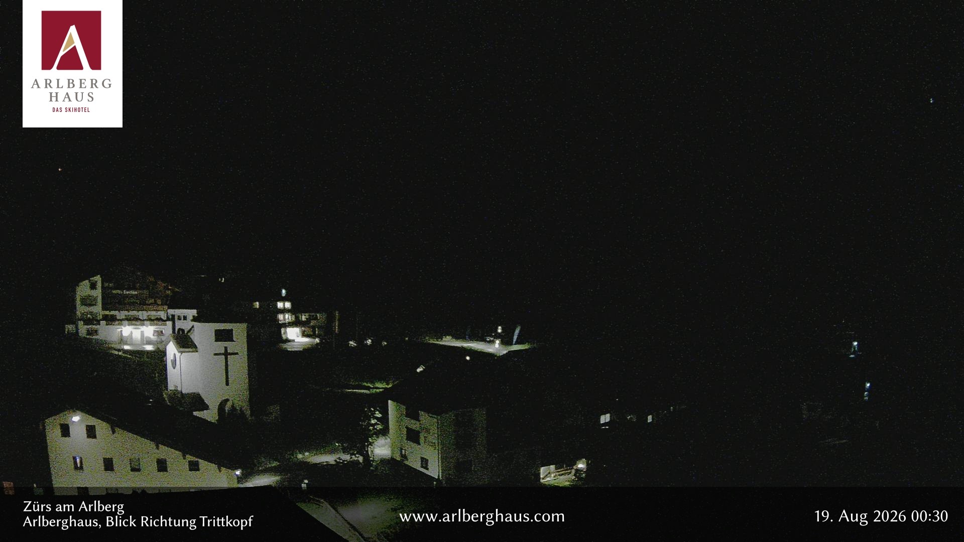 Archiv Foto Webcam Zürs: Hotel Arlberghaus