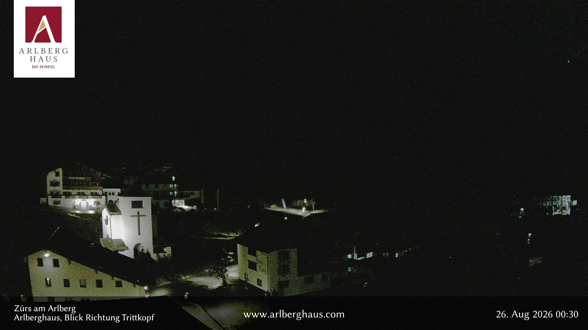 Archiv Foto Webcam Zürs: Hotel Arlberghaus