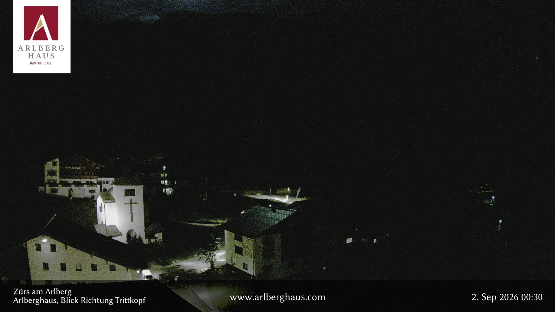 Archiv Foto Webcam Zürs: Hotel Arlberghaus