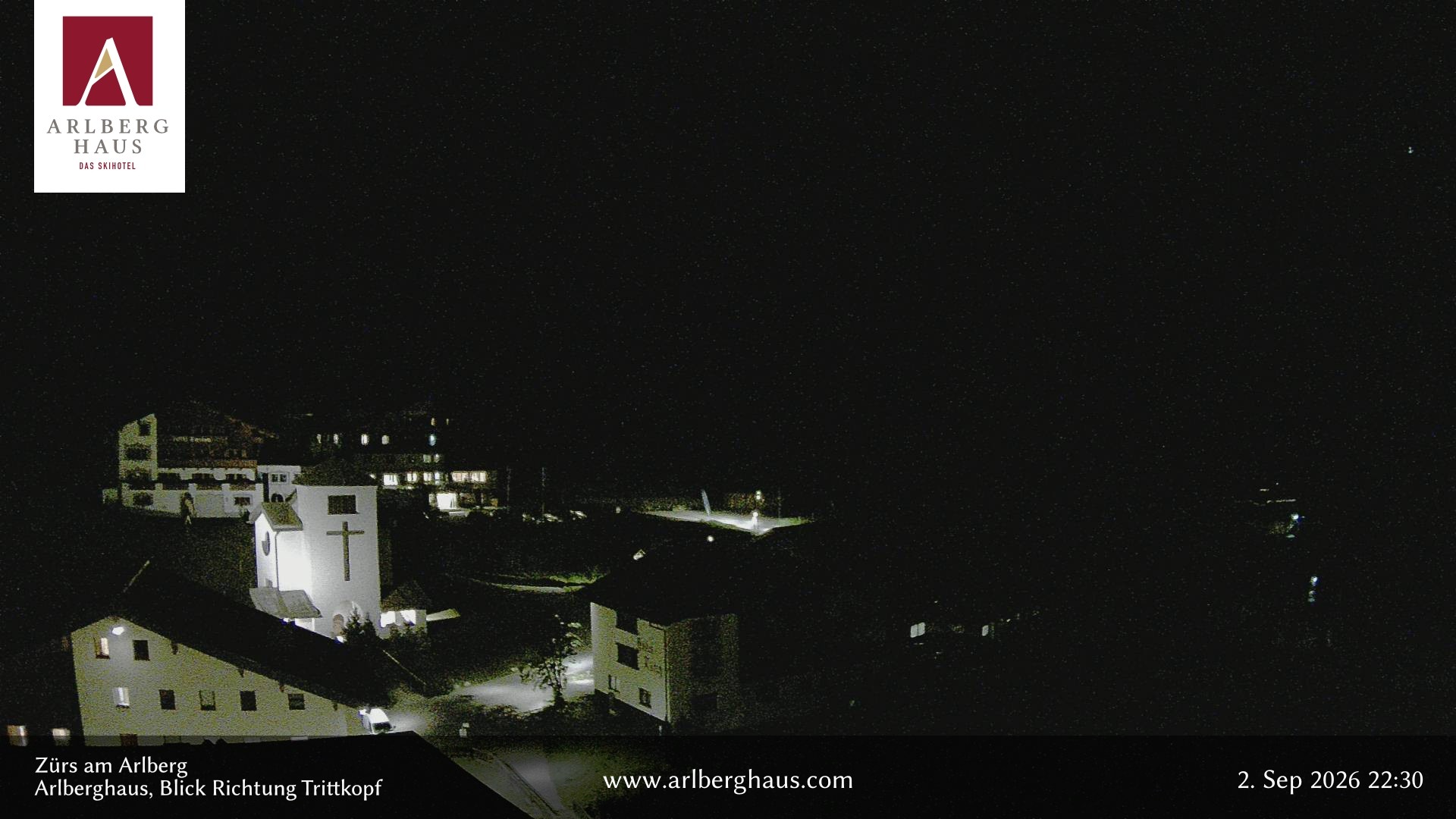 Archiv Foto Webcam Zürs: Hotel Arlberghaus