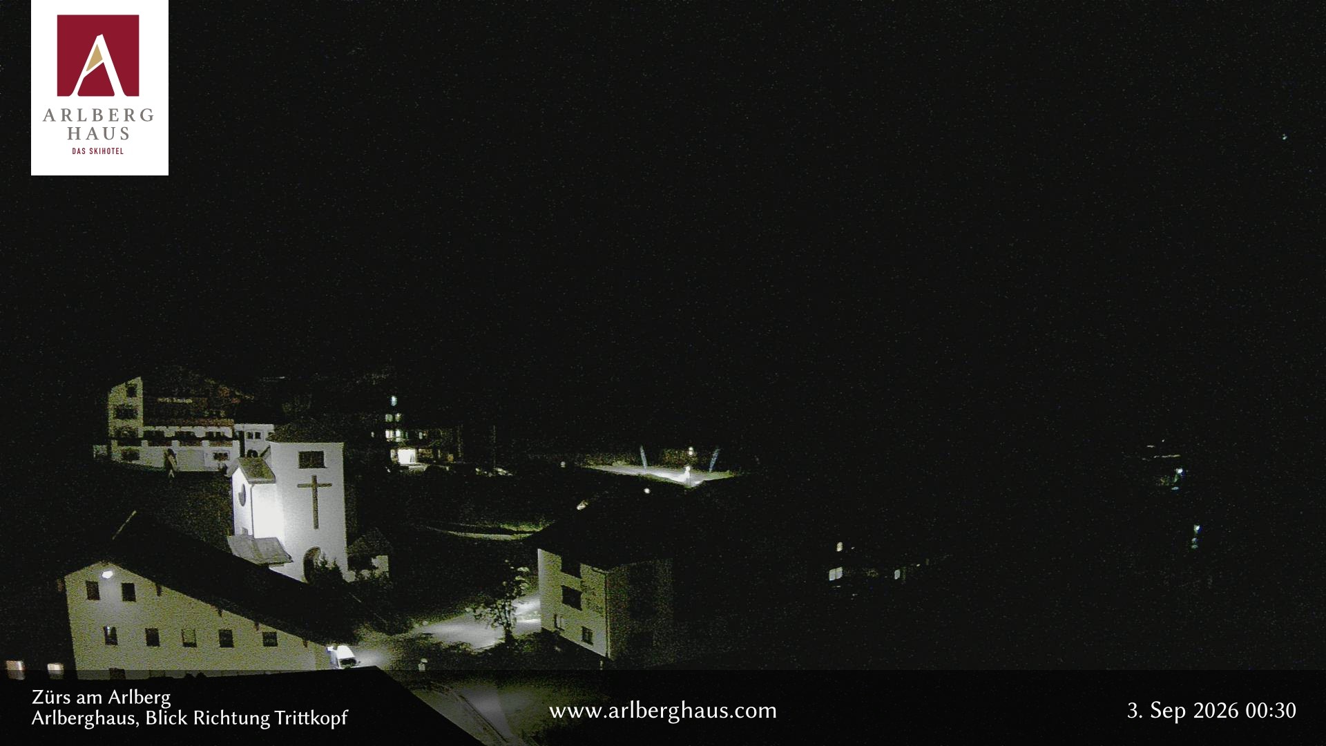 Archiv Foto Webcam Zürs: Hotel Arlberghaus