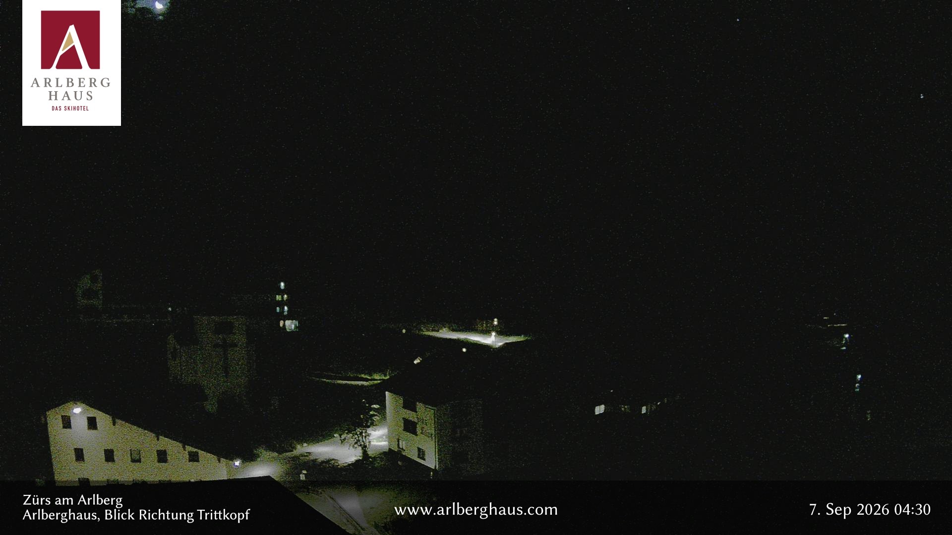 Archiv Foto Webcam Zürs: Hotel Arlberghaus