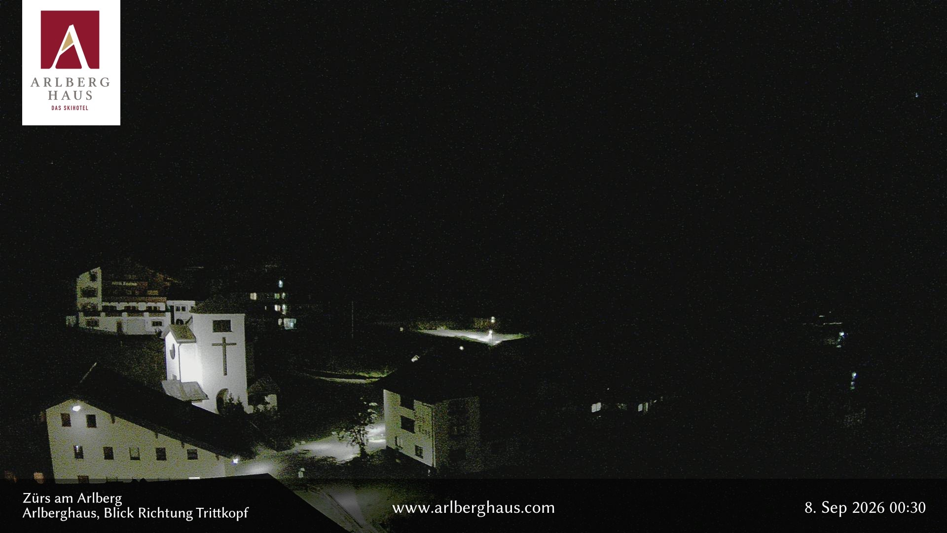 Archiv Foto Webcam Zürs: Hotel Arlberghaus